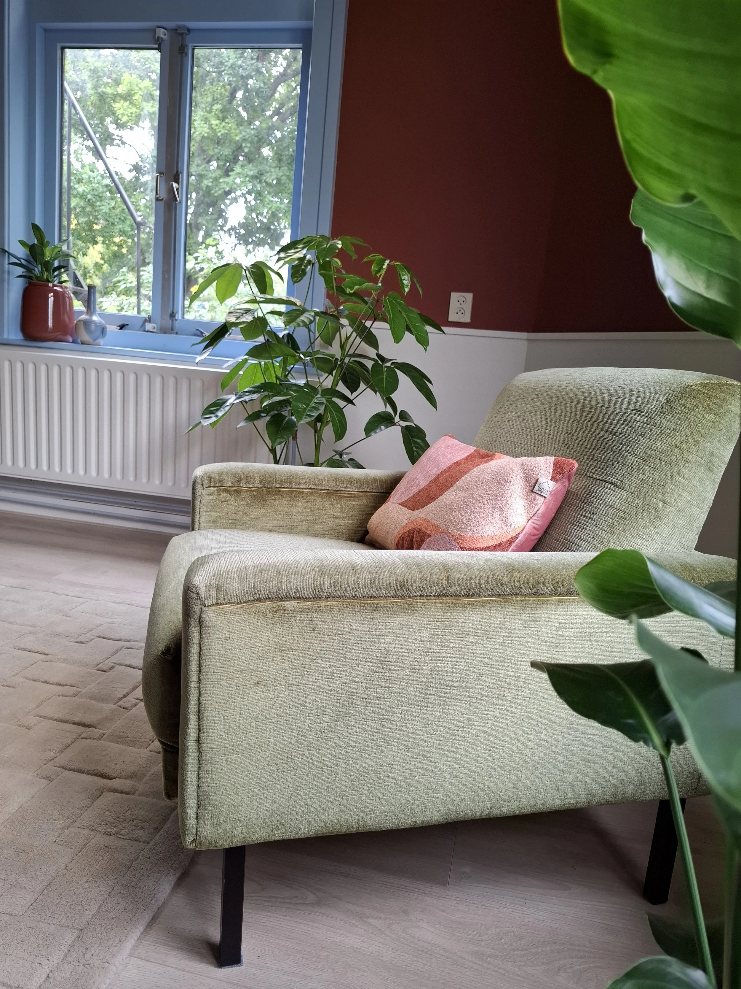 Sfeervolle psychologiepraktijk van psycholoog Lyssa Klever in Breukelen
