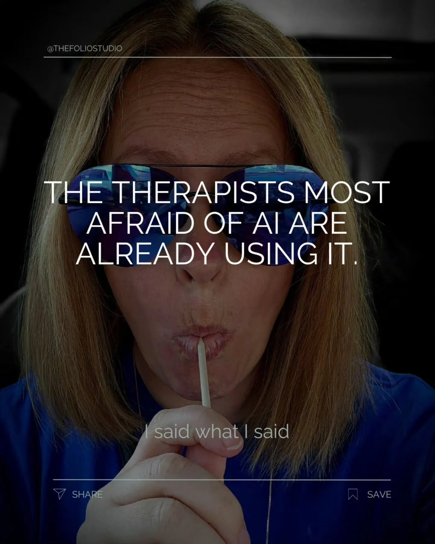 Google search. Gmail's smart replies. Your EHR's scheduling suggestions. Insurance portal automation. Grammarly. The Spotify playlist you put on between sessions.

Do I think AI needs to be in everything? No. I wish my Google search was without AI li