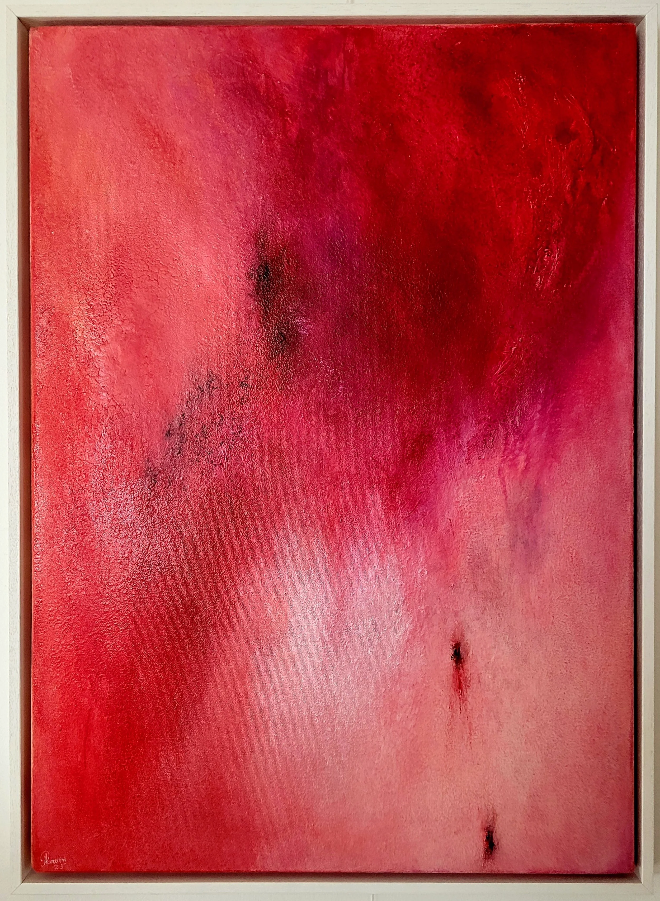 Flower inside. OIl on canvas. 50×70 cm. Framed