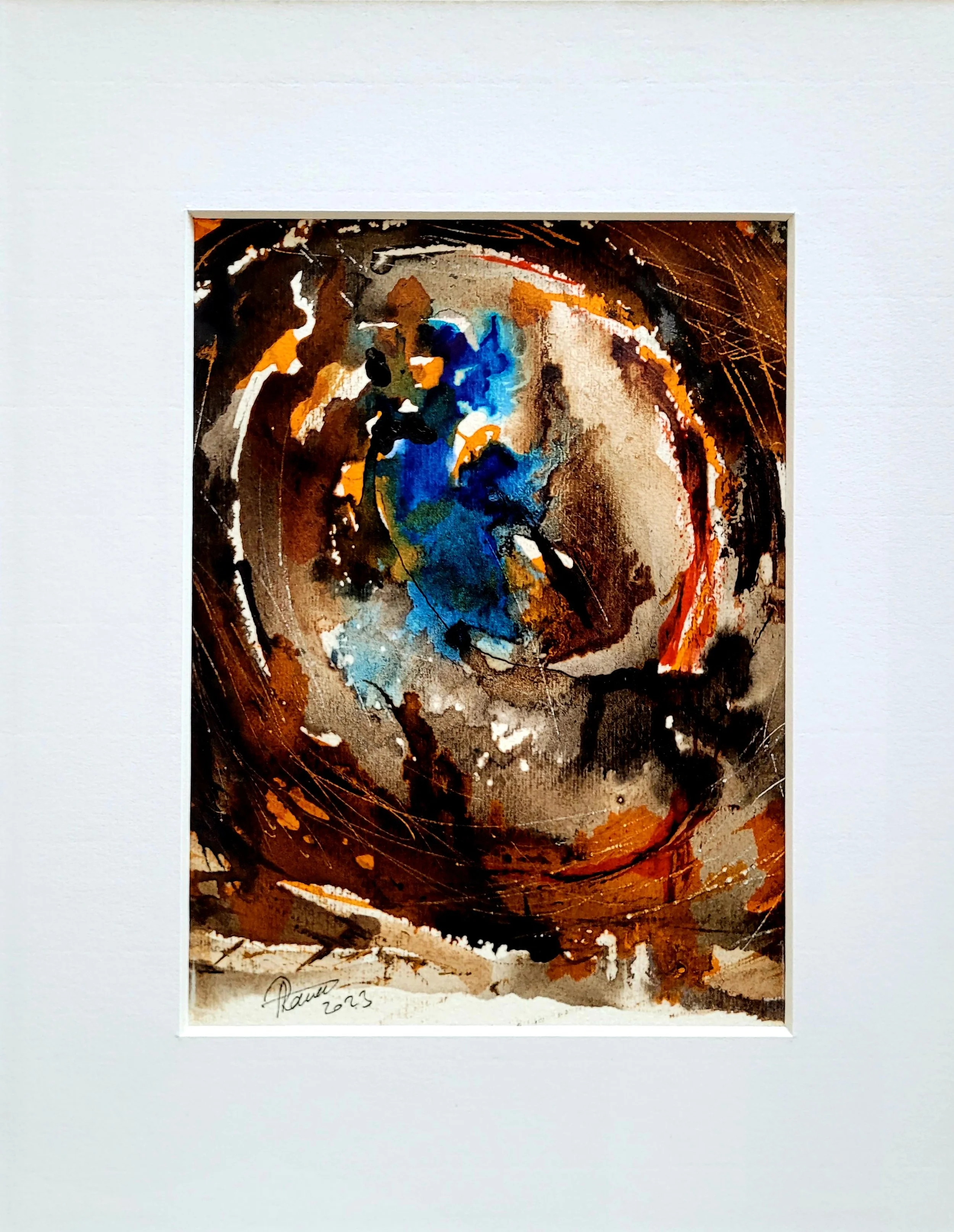 Unique original artwork, handmade and signed by the artist. Ink on paper. 24x30 cm