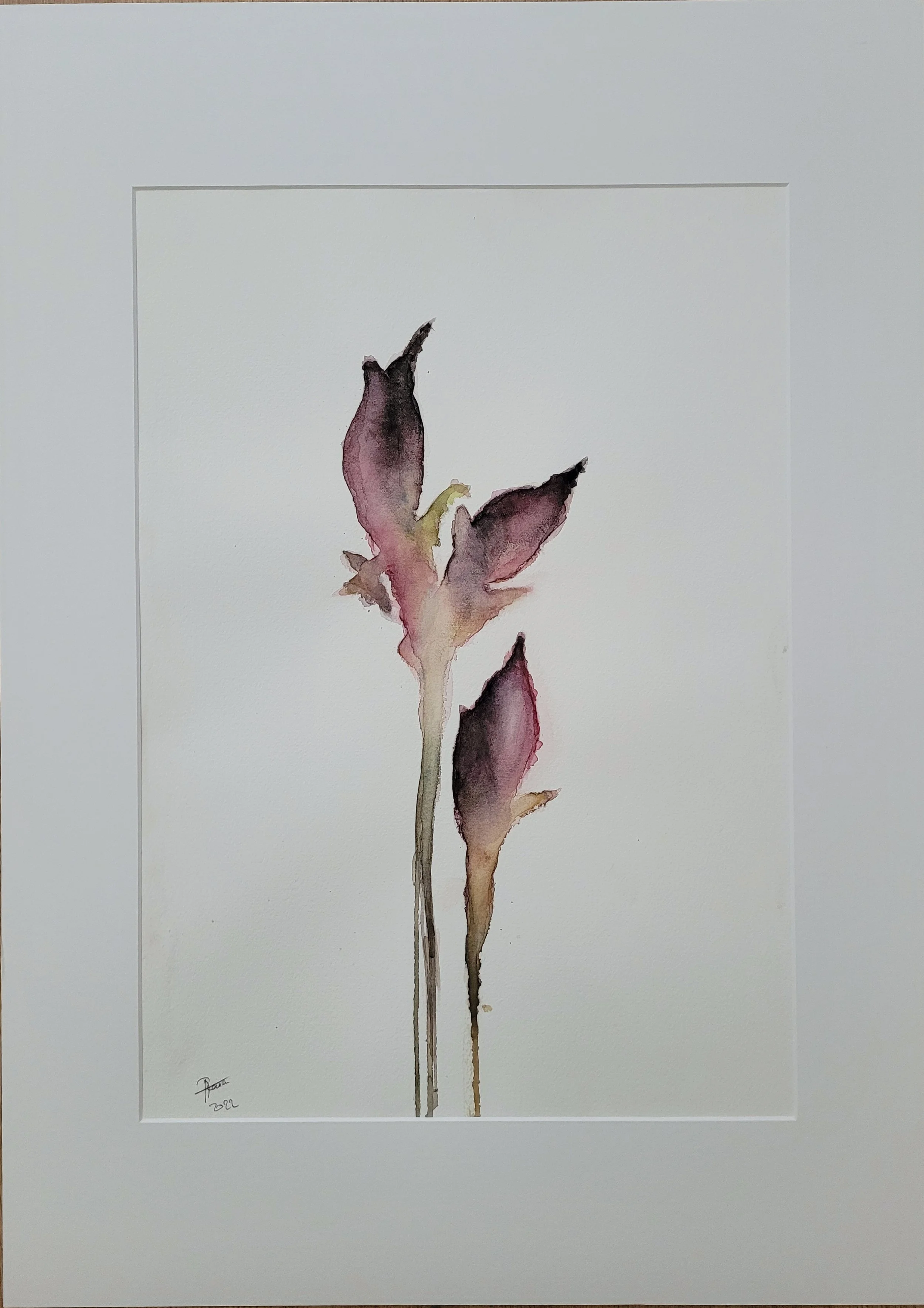 Unique original artwork, handmade and signed by the artist. Watercolour on paper. 50x70 cm