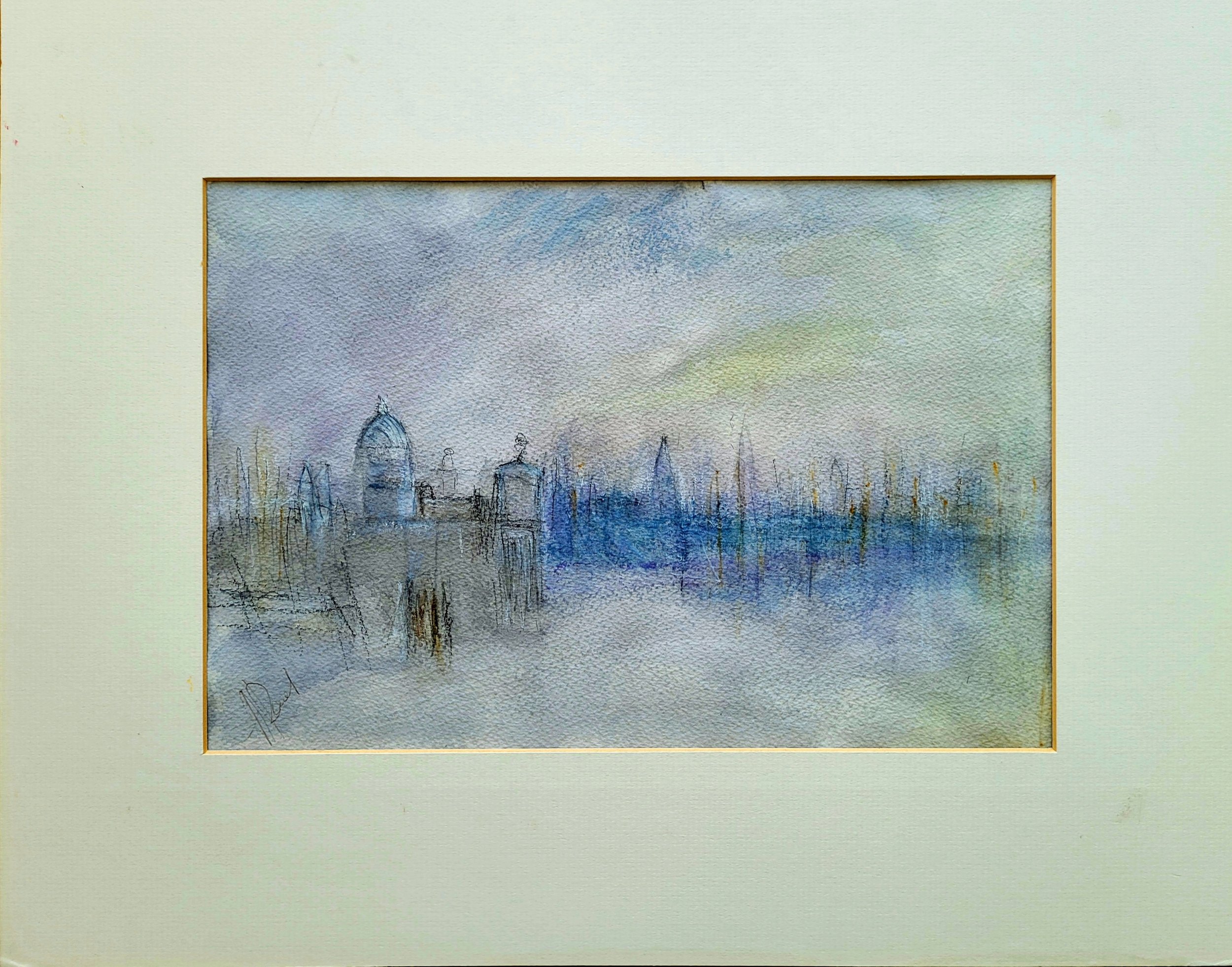 Conversations with Turner. Watercolour on cotton paper. 40x50cm