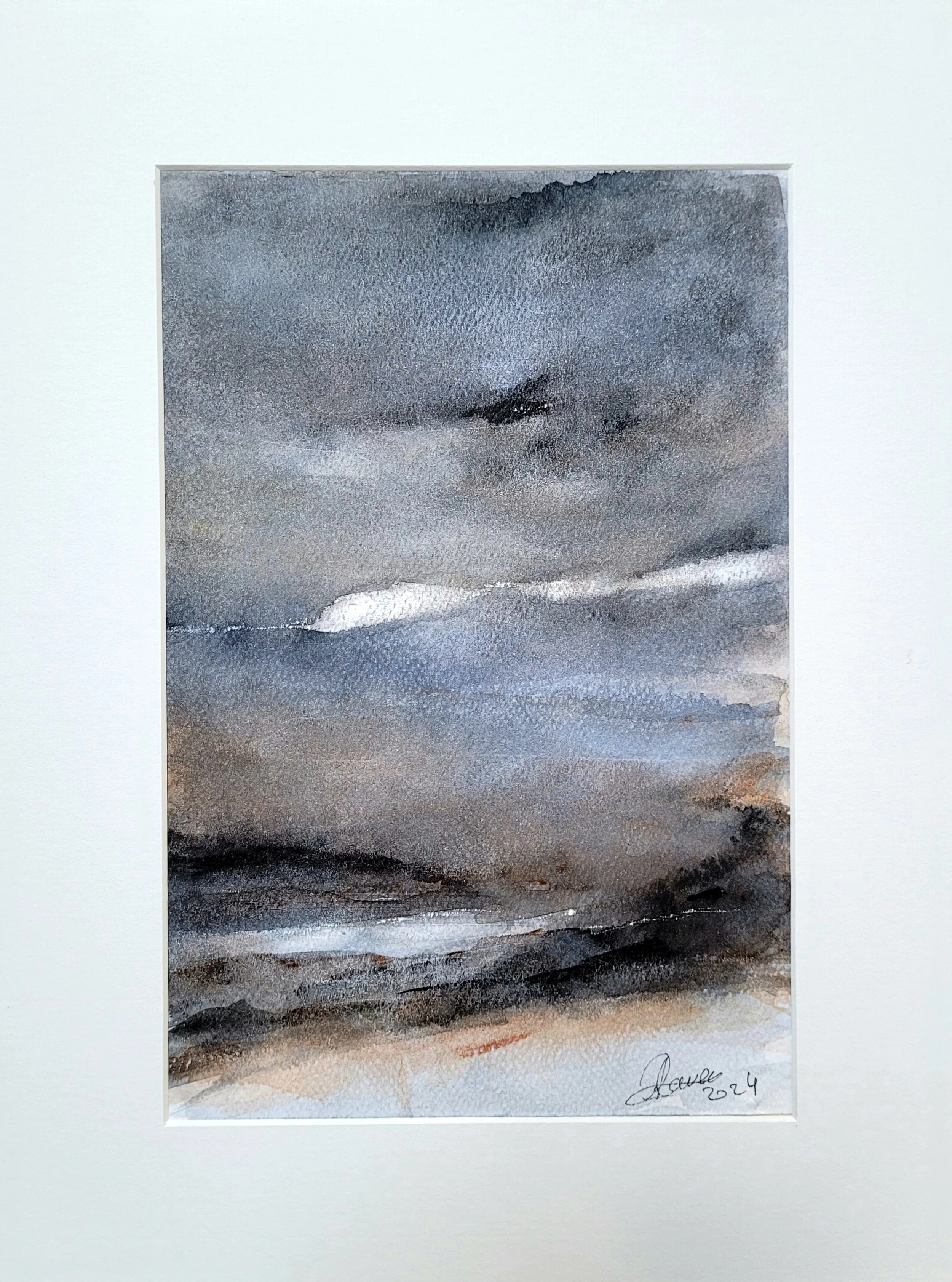 Unique original artwork, handmade and signed by the artist. watercolour on paper. 30x40 cm