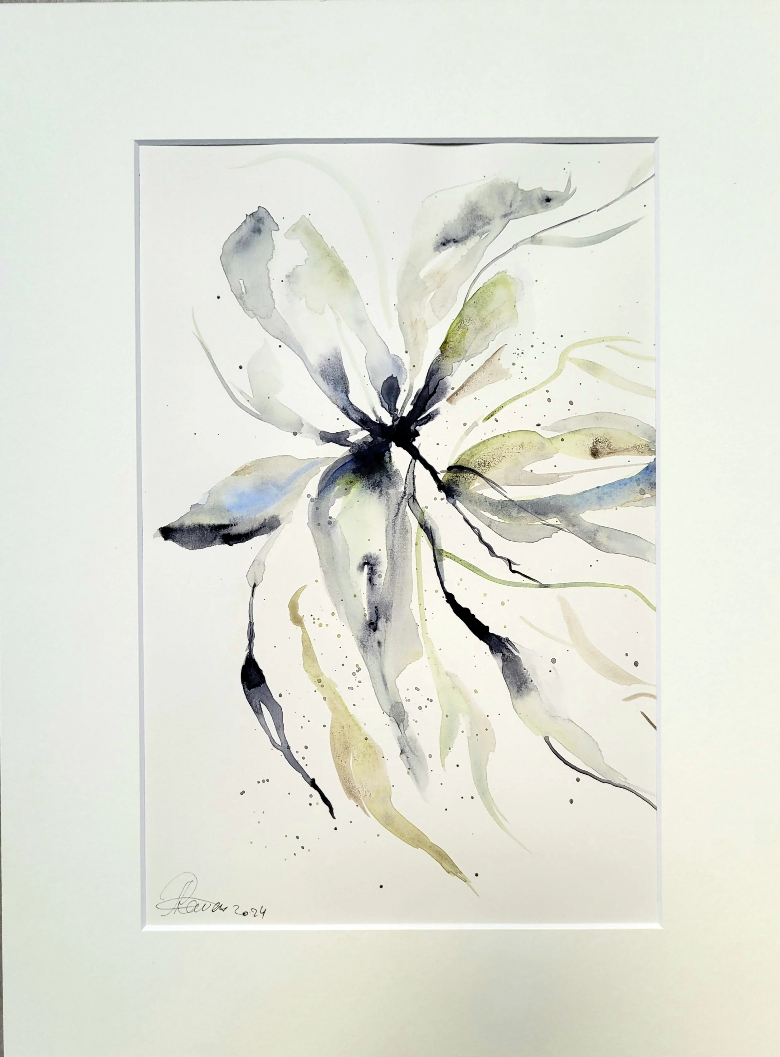 Unique original artwork, handmade and signed by the artist. watercolour on paper. 30x40 cm