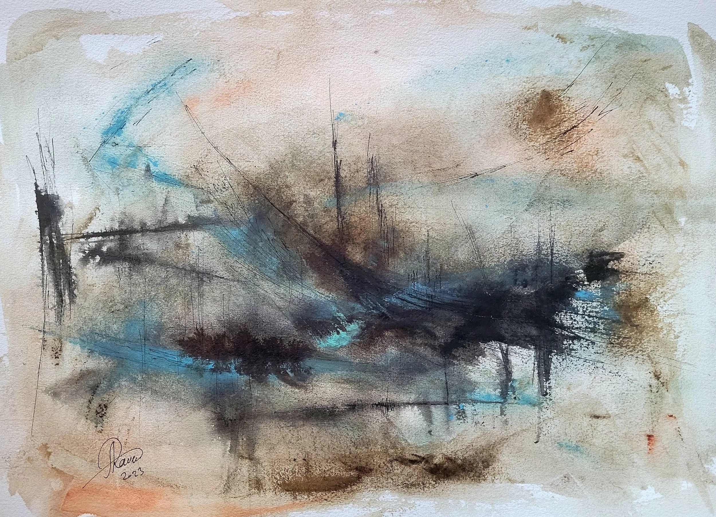 Navire ivre
36x51cm, watercolour, cotton fine art paper