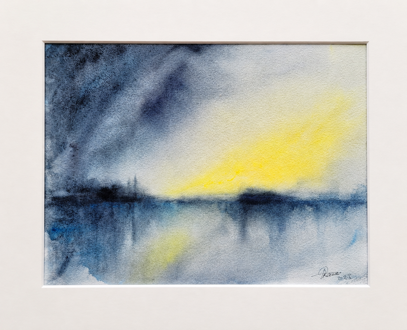 watercolour on cotton paper, 40x50 cm