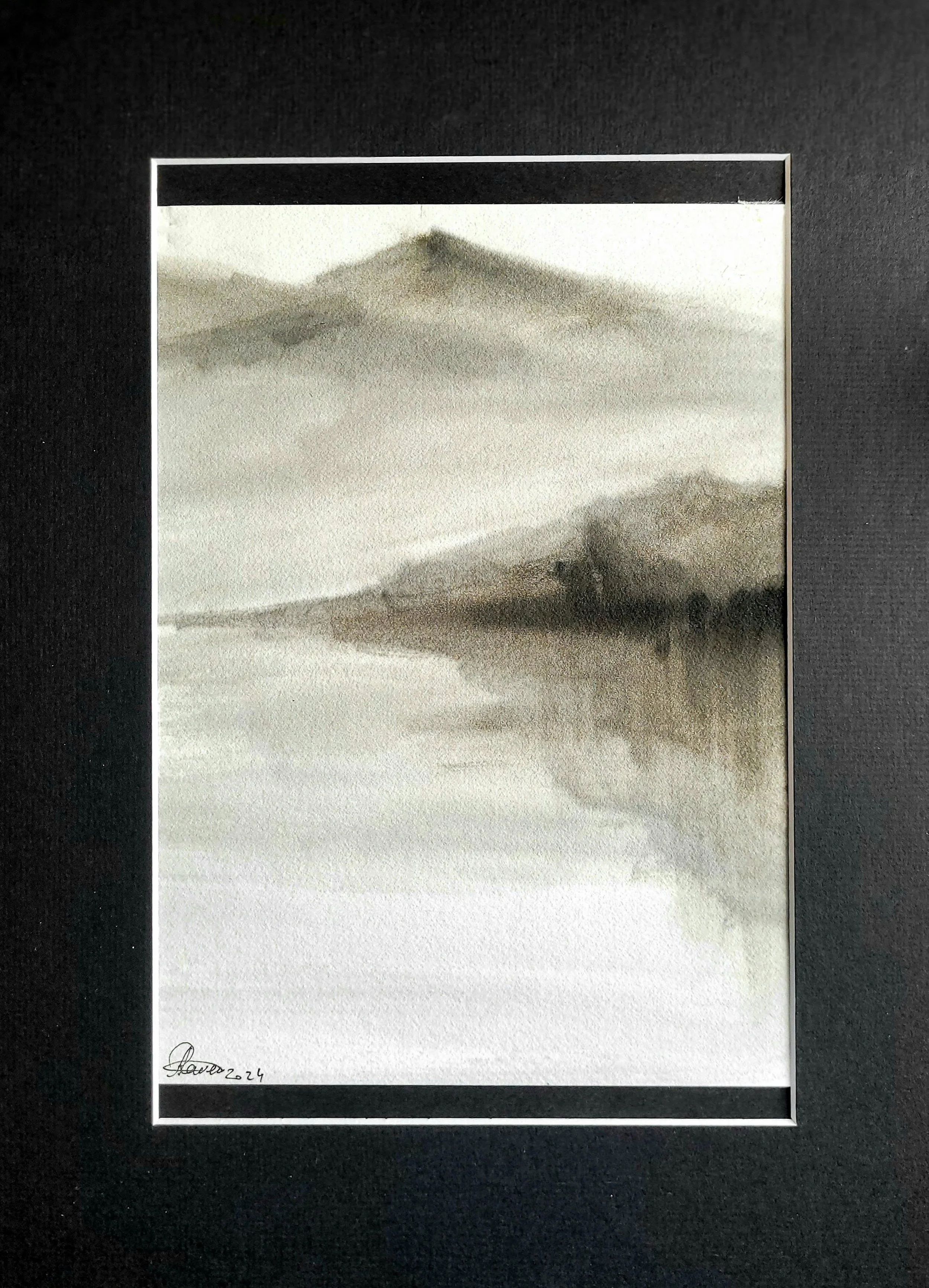 Unique original artwork, handmade and signed by the artist. Ink on paper. 30x40 cm