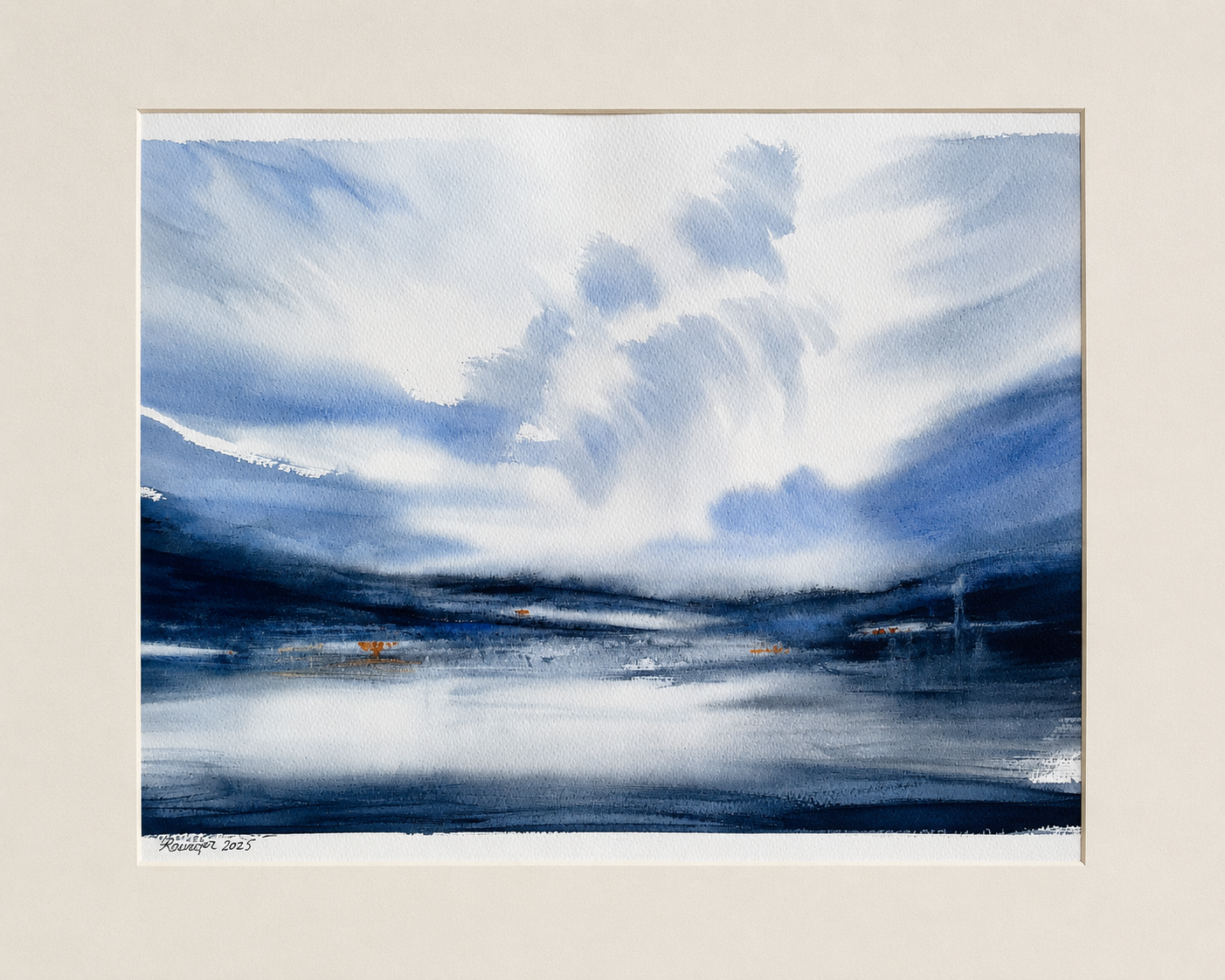 watercolour on cotton paper, 40x50 cm
