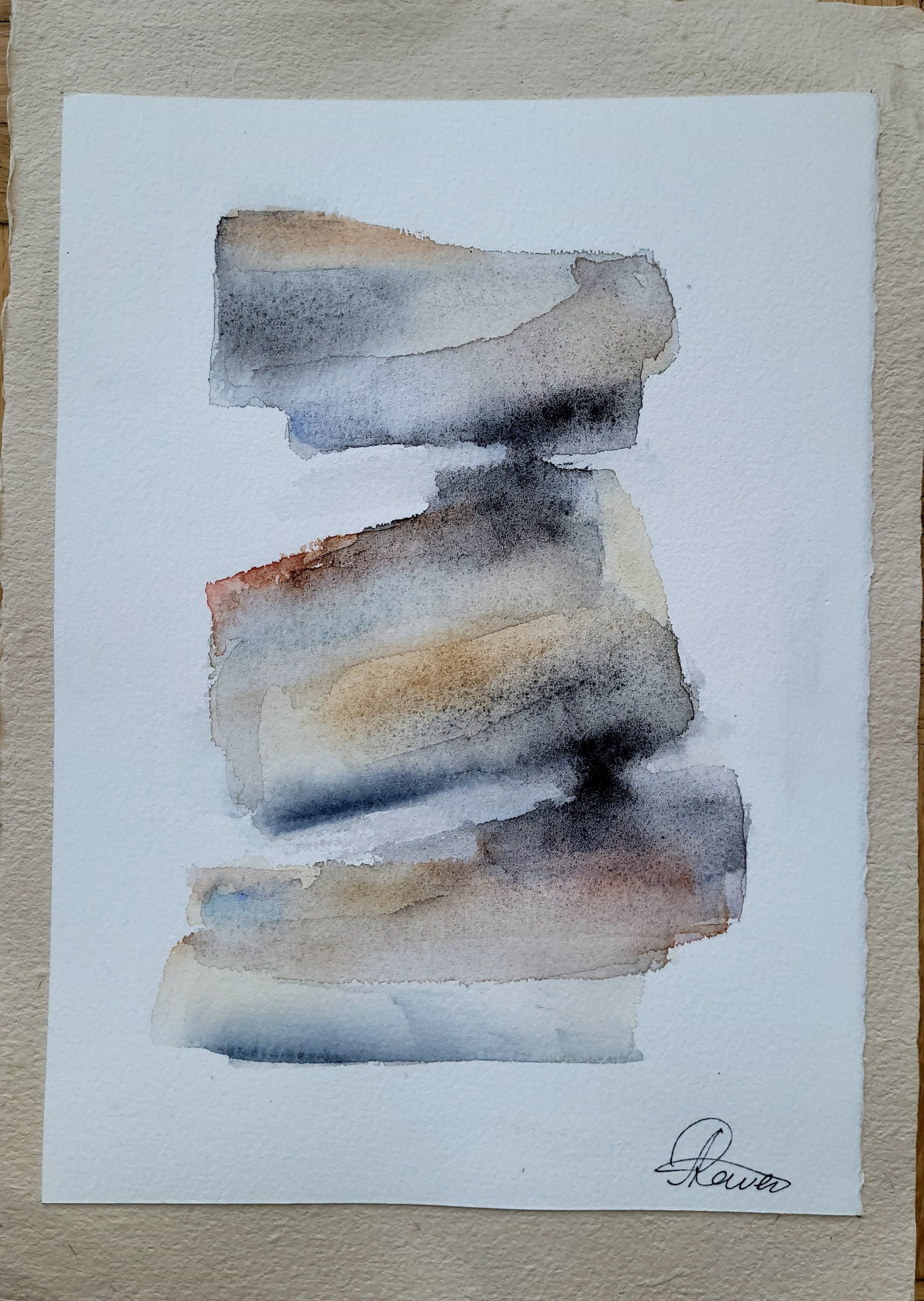 Unique original artwork, handmade and signed by the artist. Watercolour on paper. 21x30 cm