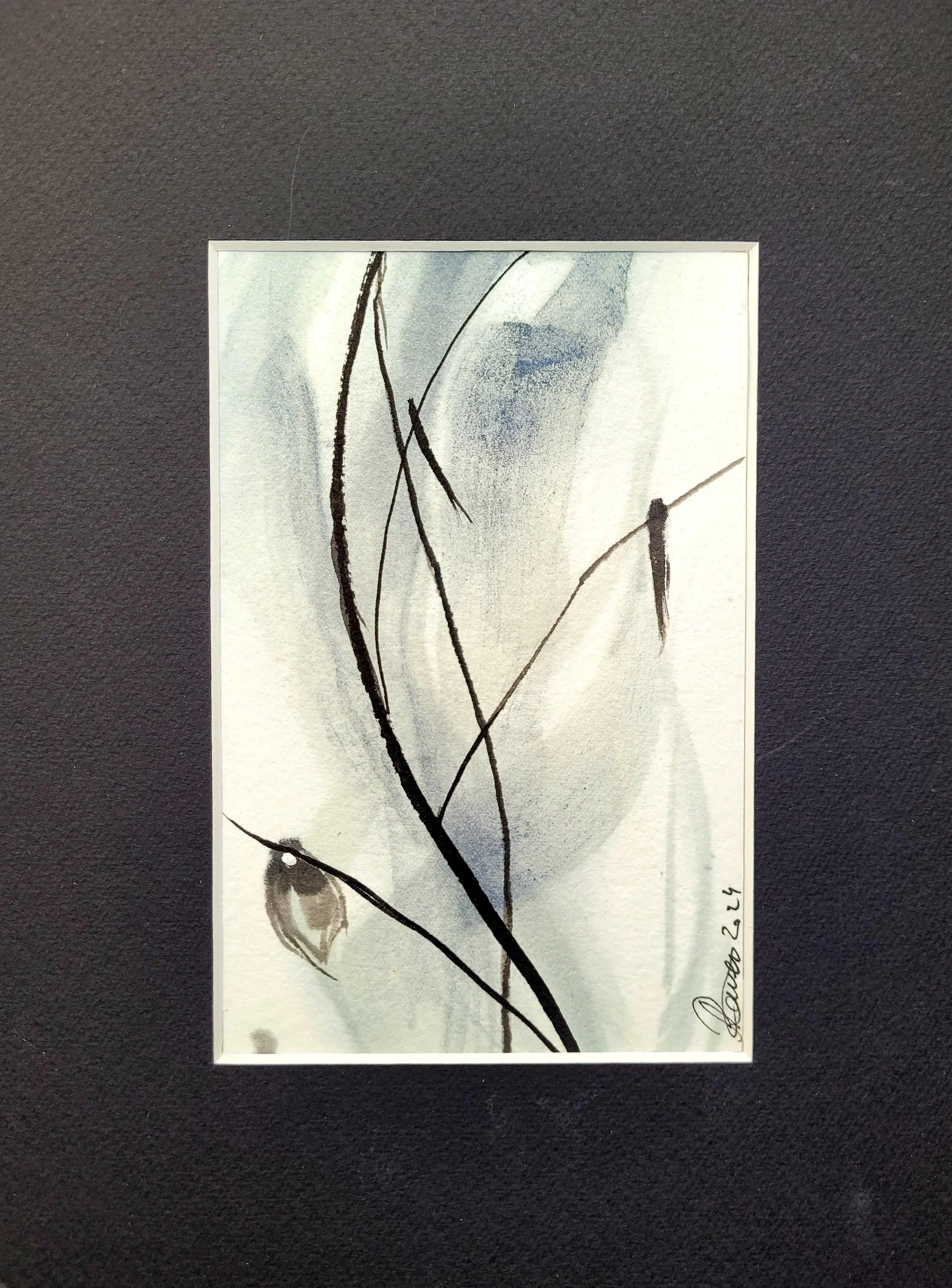 Unique original artwork, handmade and signed by the artist. Ink on paper. 18x24 cm