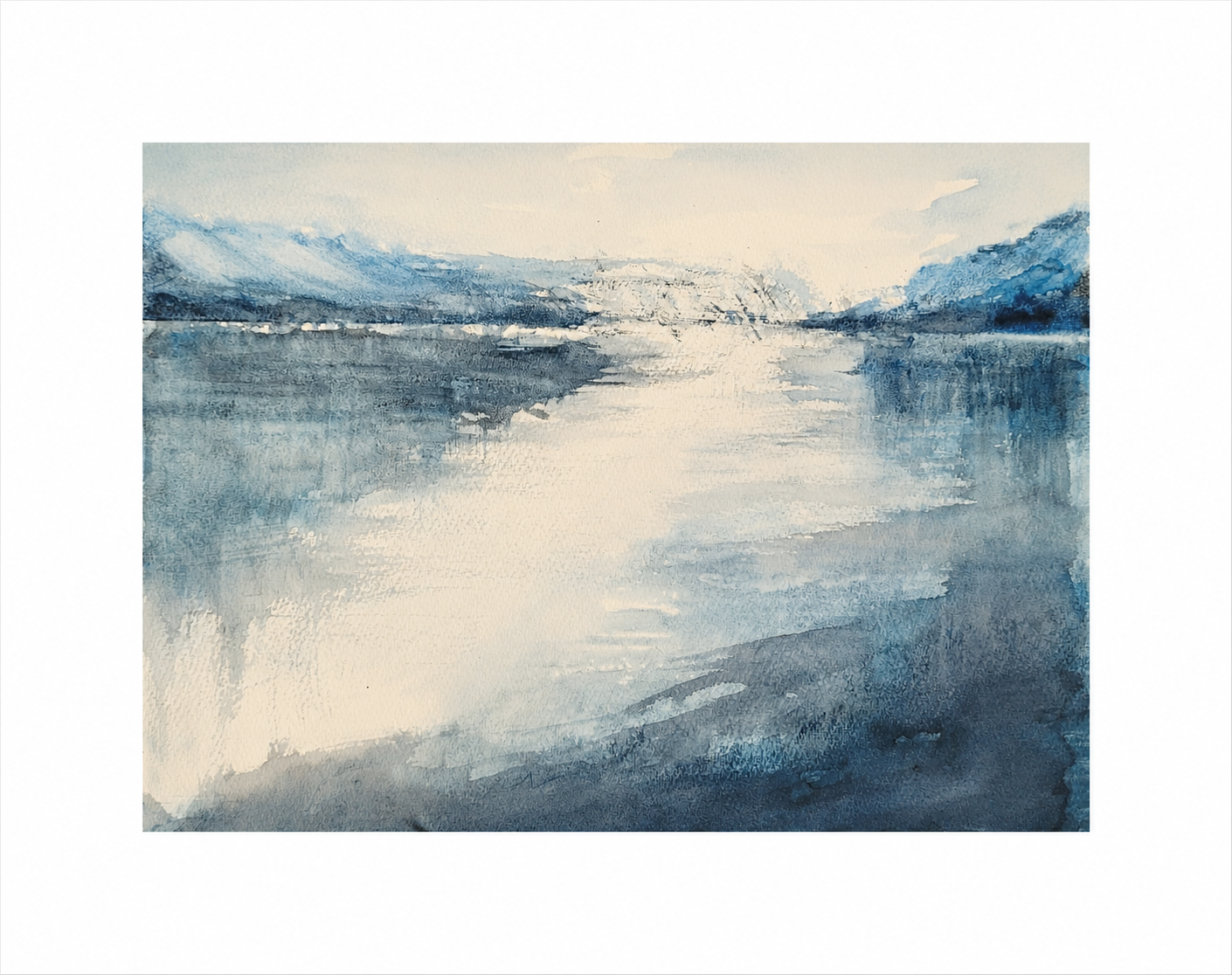 watercolour on cotton paper, 40x50 cm