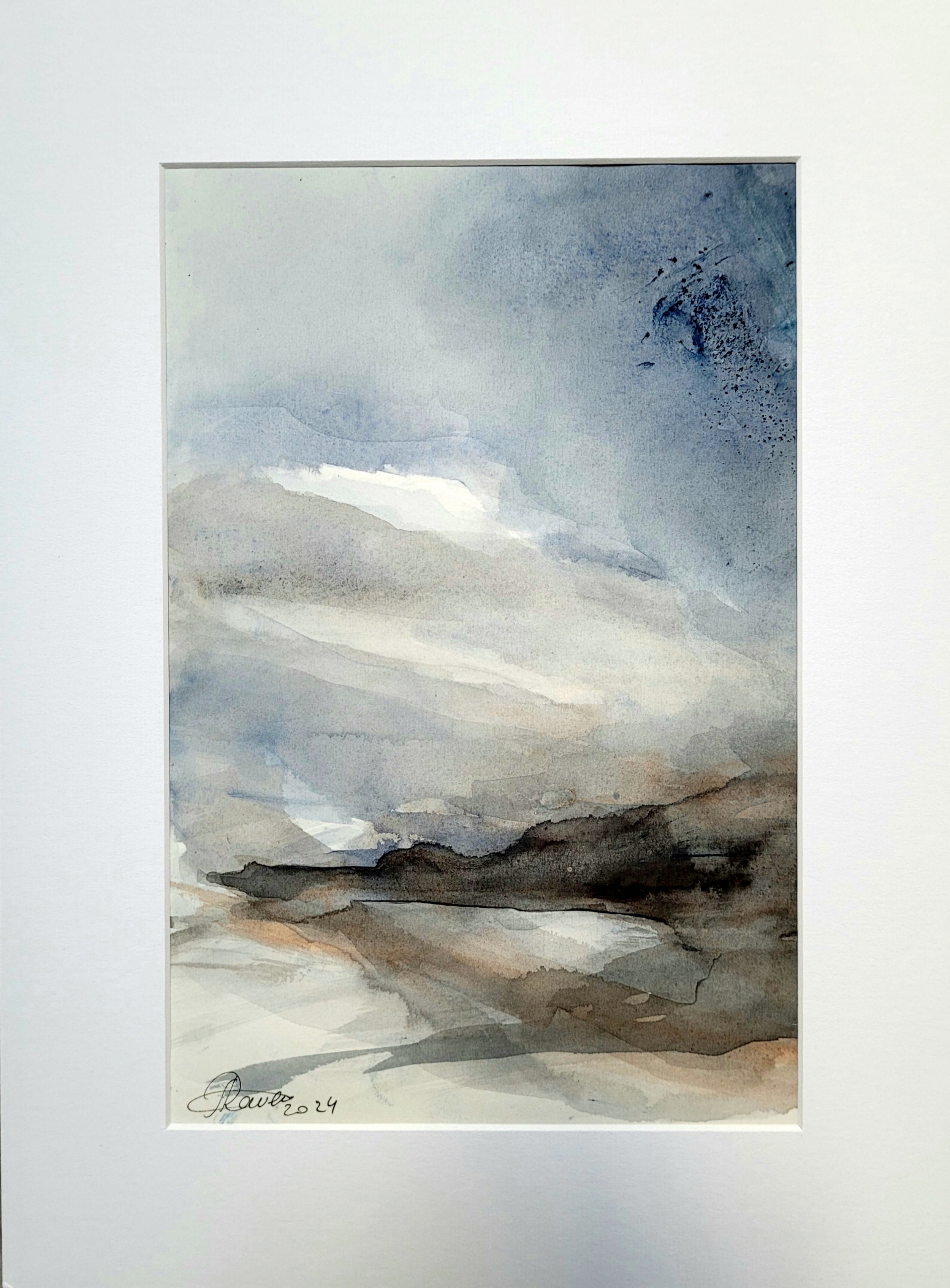 Unique original artwork, handmade and signed by the artist. watercolour on paper. 30x40 cm