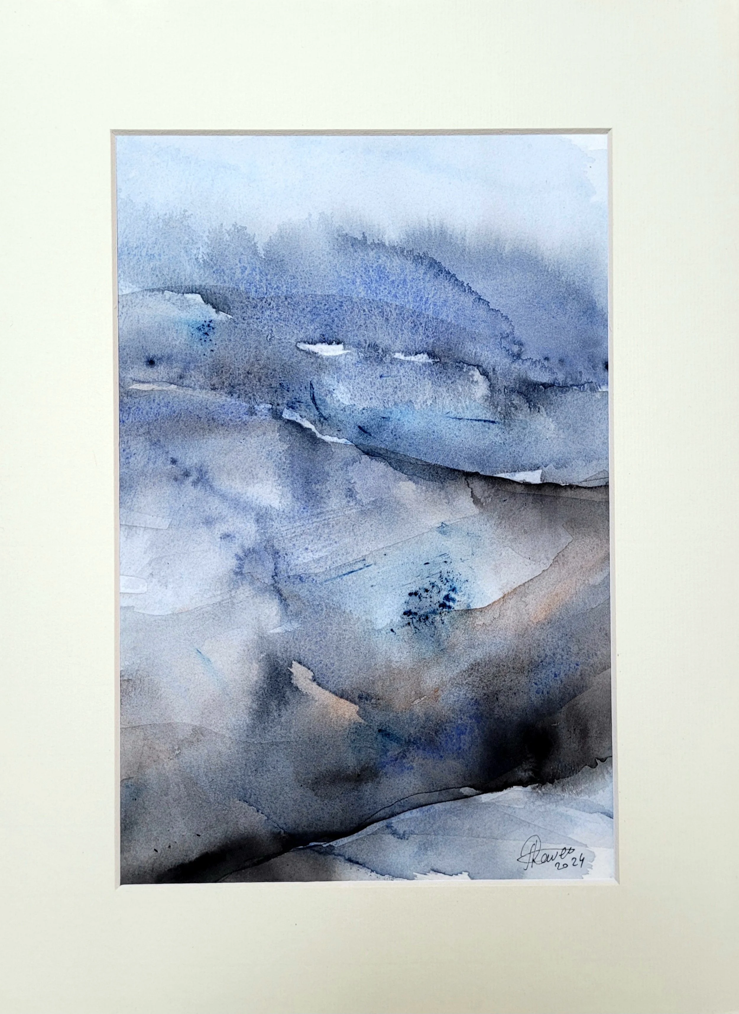Unique original artwork, handmade and signed by the artist. watercolour on paper. 30x40 cm