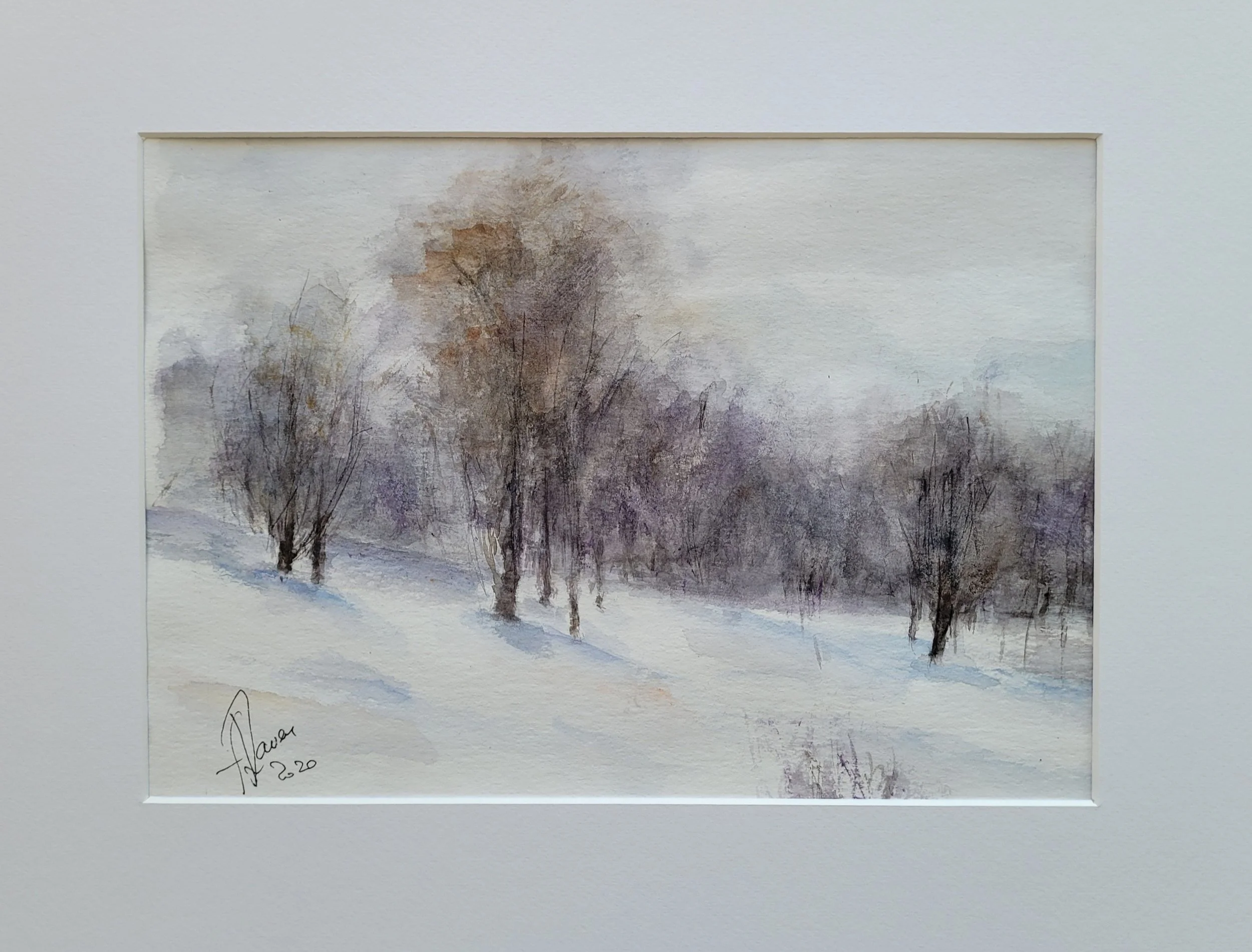 watercolour on cotton paper, 30x40 cm