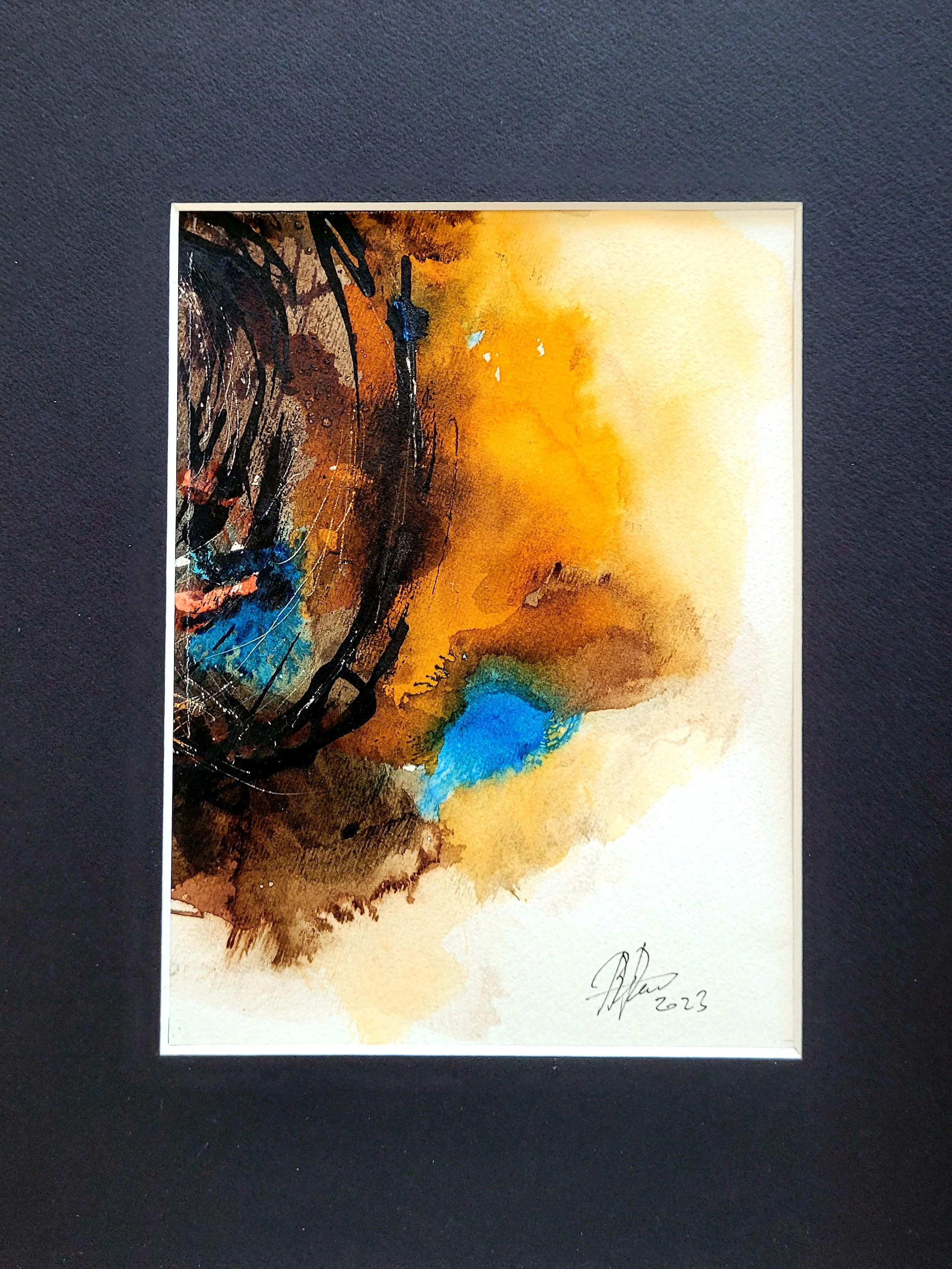 Unique original artwork, handmade and signed by the artist. Ink on paper. 24x30 cm
