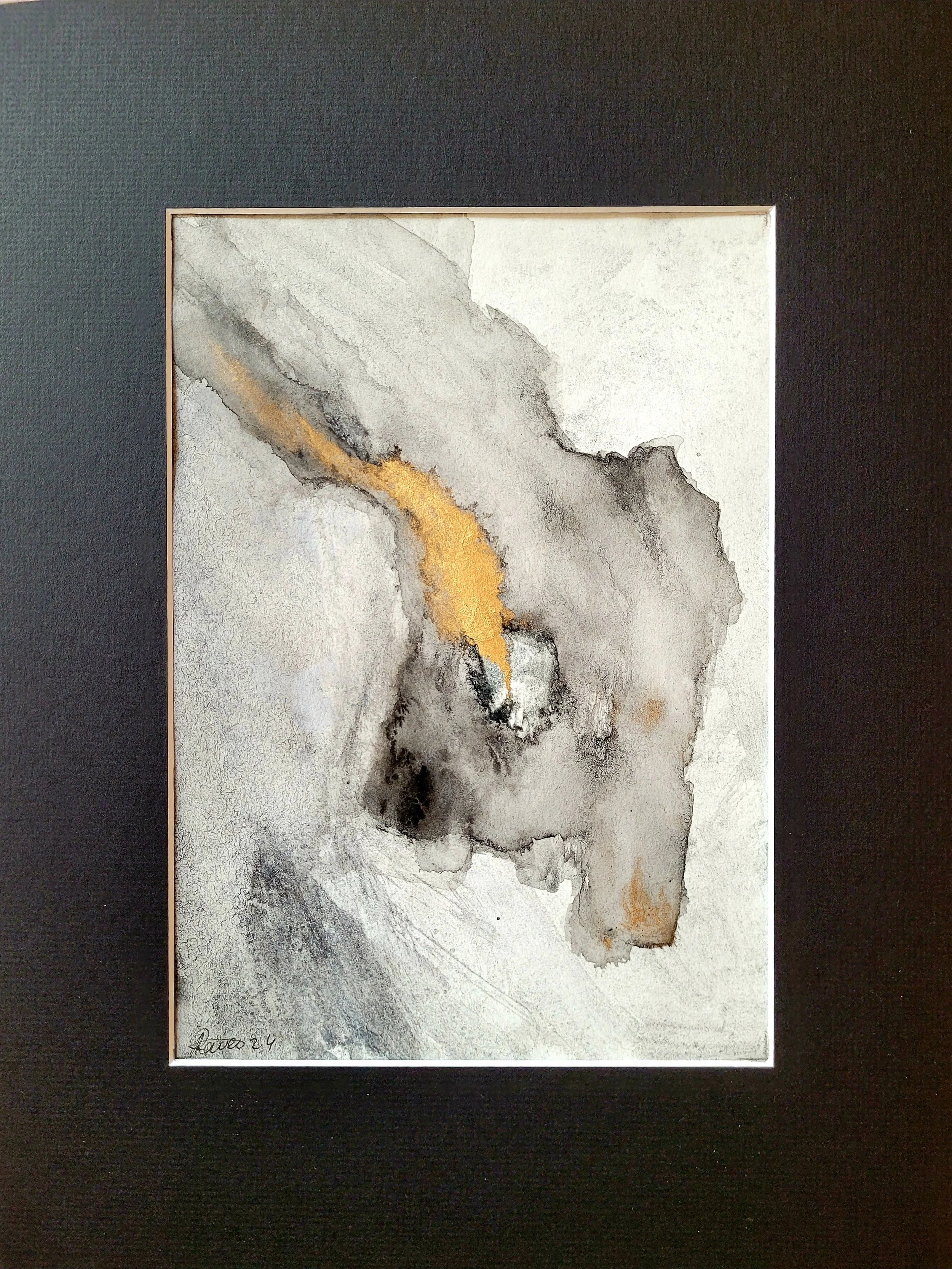 Unique original artwork, handmade and signed by the artist. Mineral pigments on paper. 30x40 cm