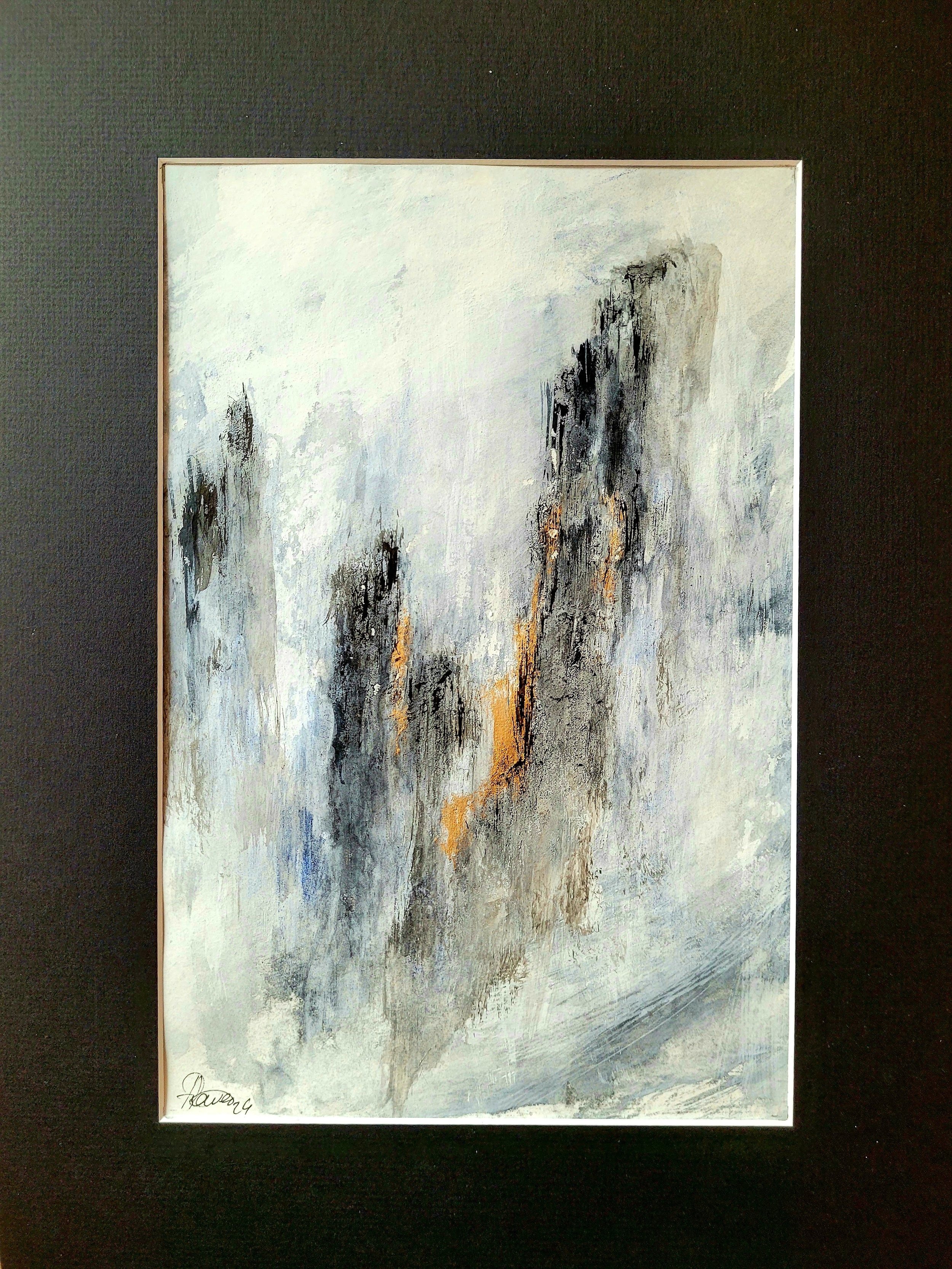 Unique original artwork, handmade and signed by the artist. Mineral pigments on mineral paper. 30x40 cm