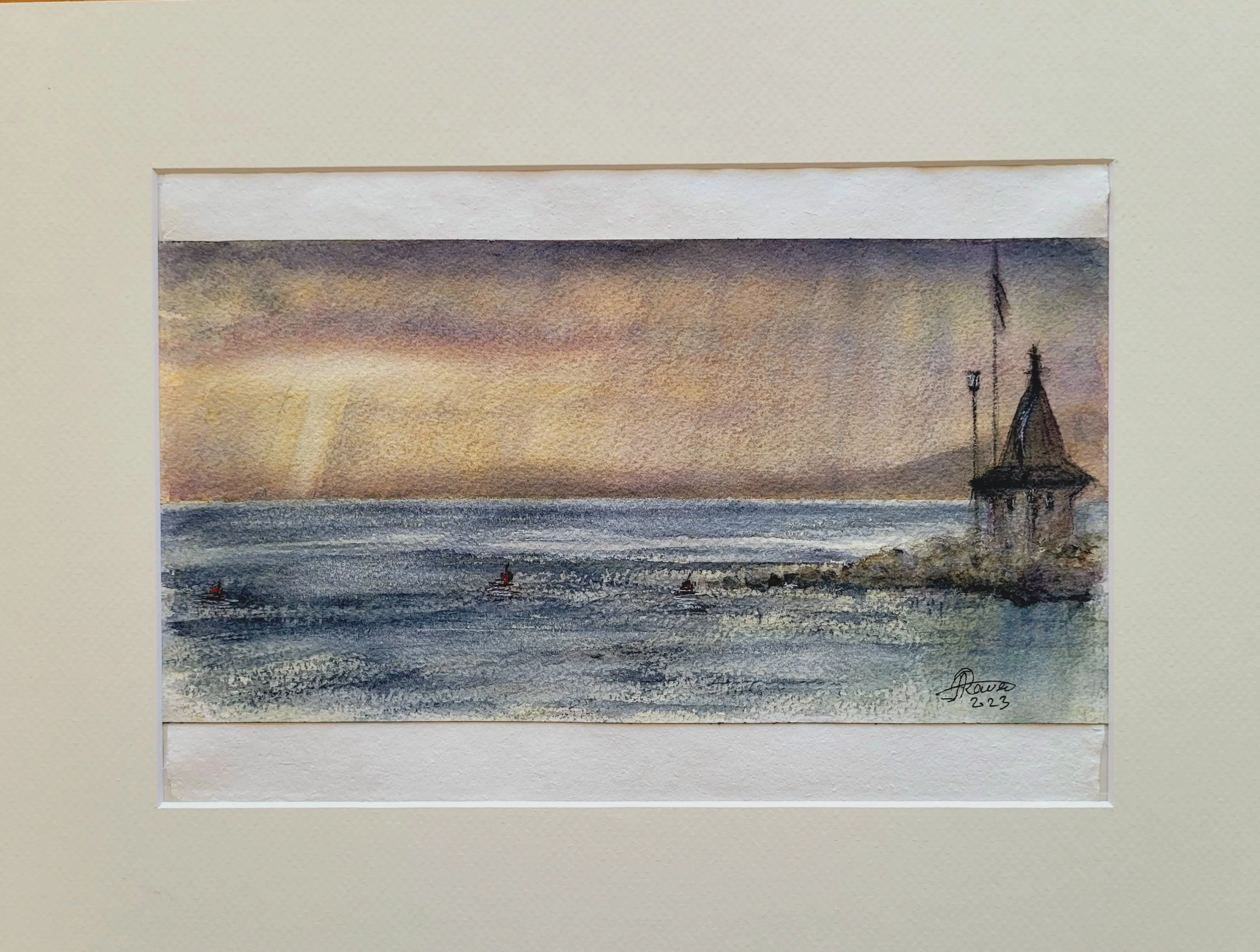 watercolour on cotton paper, 30x40 cm
