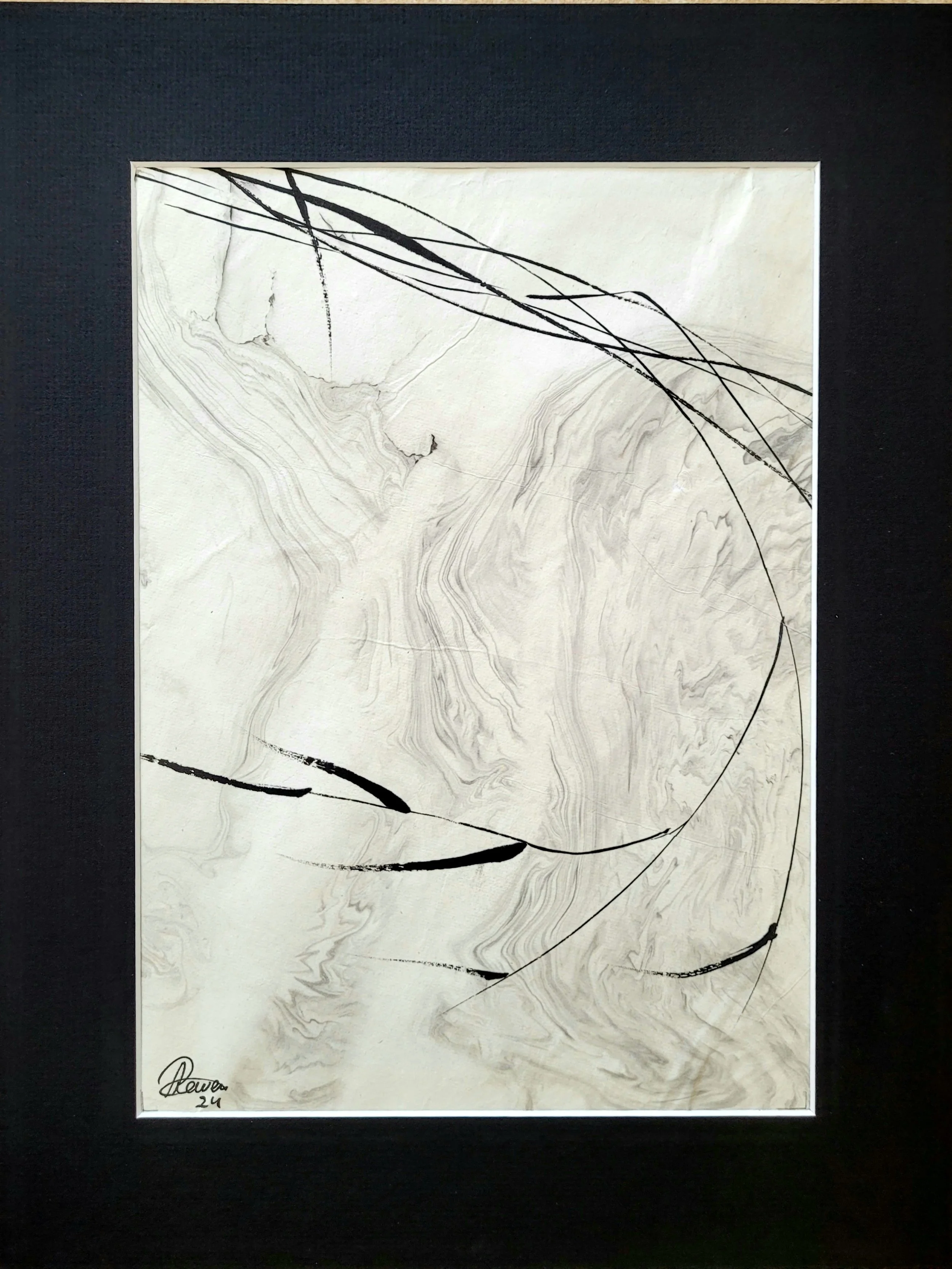 Unique original artwork, handmade and signed by the artist.Ink on paper. 30x40 cm