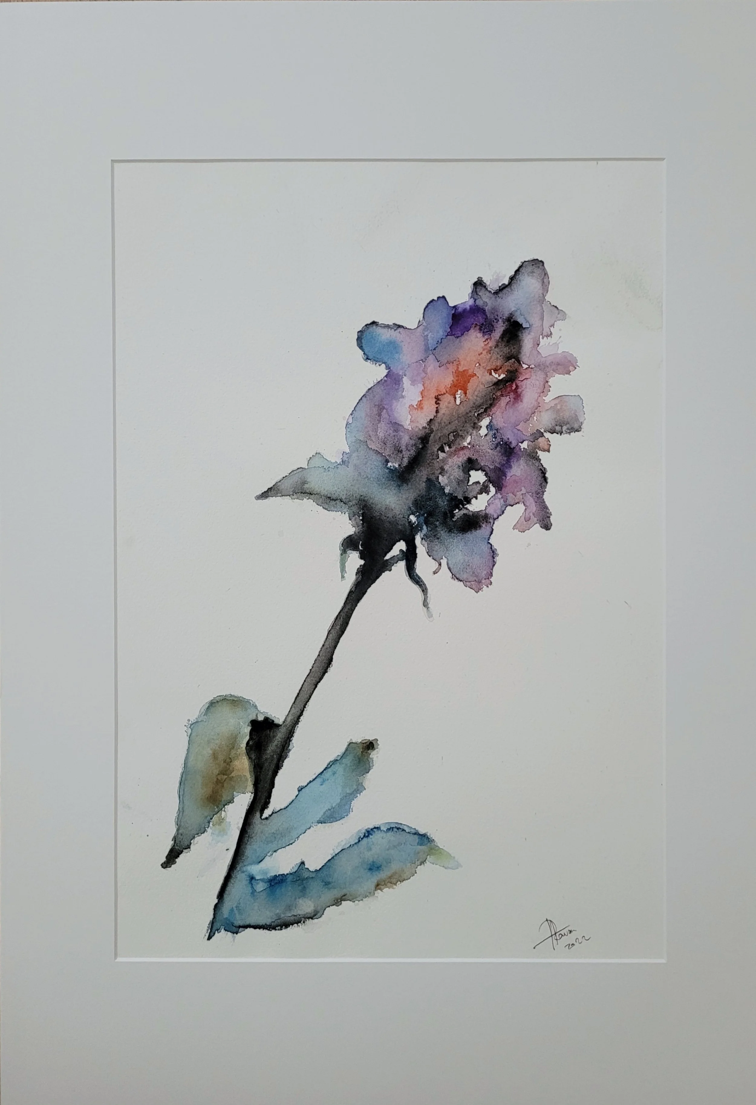 Unique original artwork, handmade and signed by the artist. Watercolour on paper. 50x70 cm