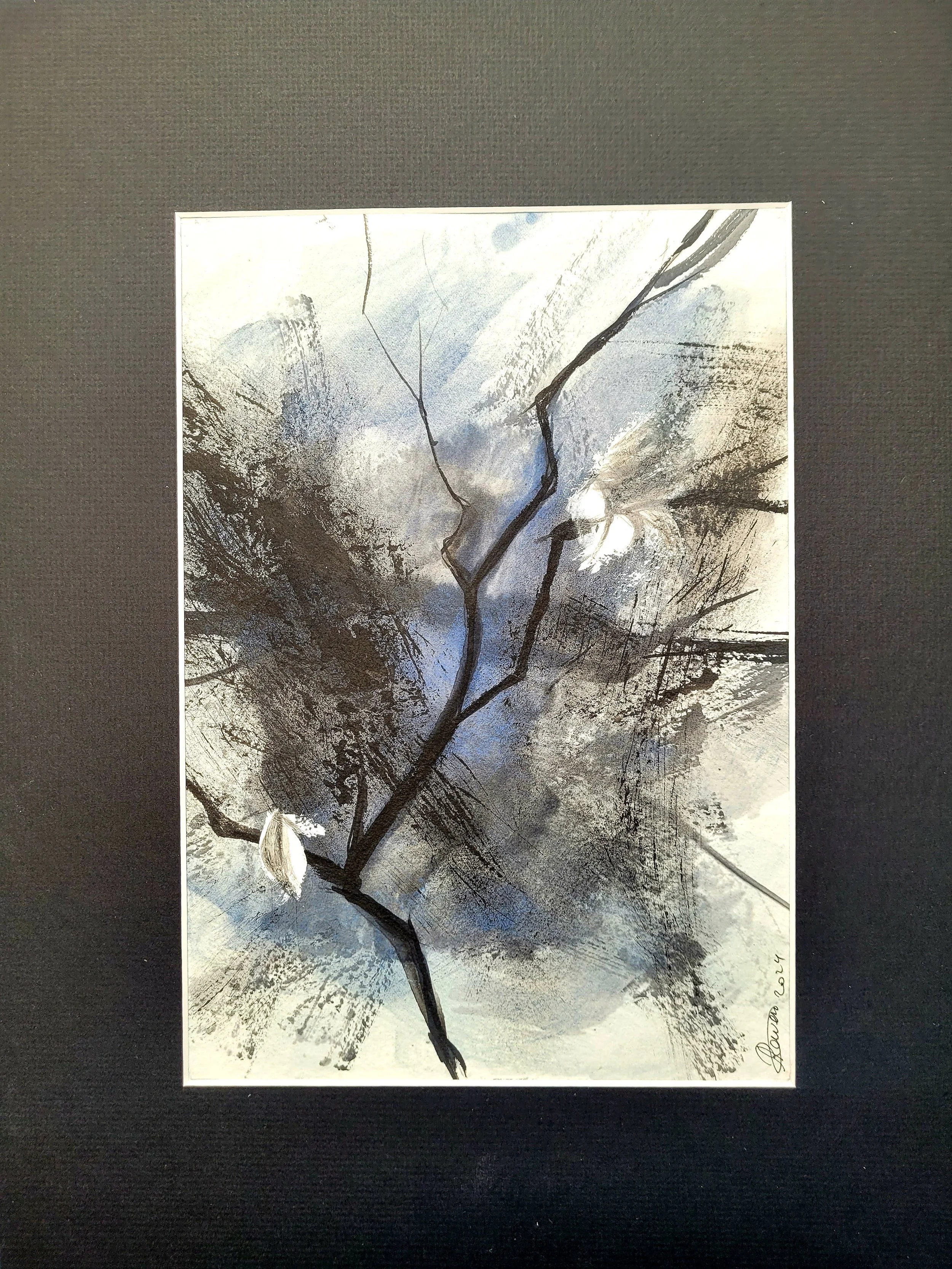Unique original artwork, handmade and signed by the artist.Ink on paper. 30x40 cm