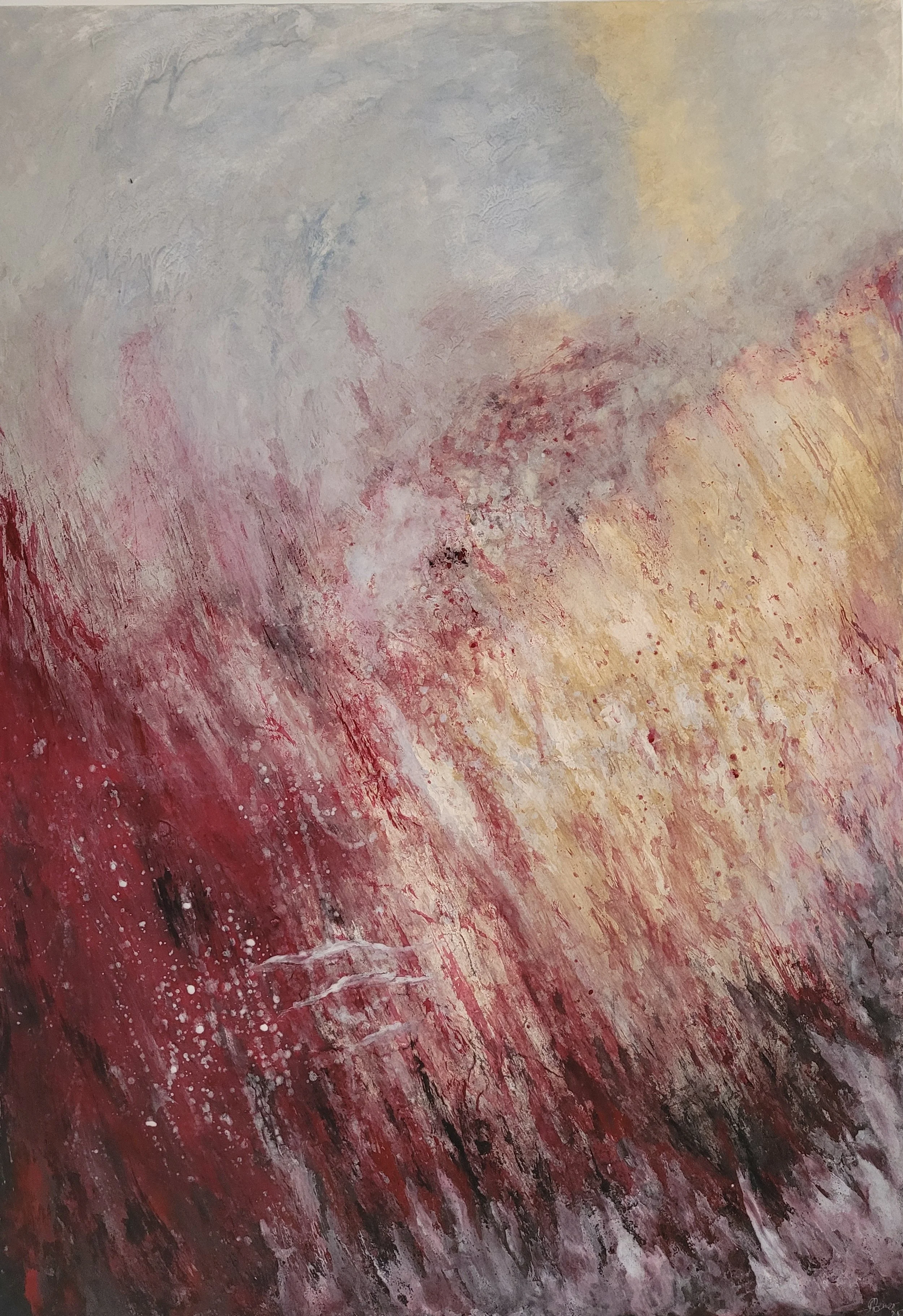 Main elements series. Air. Plutotium's atmosphere 70×100 cm