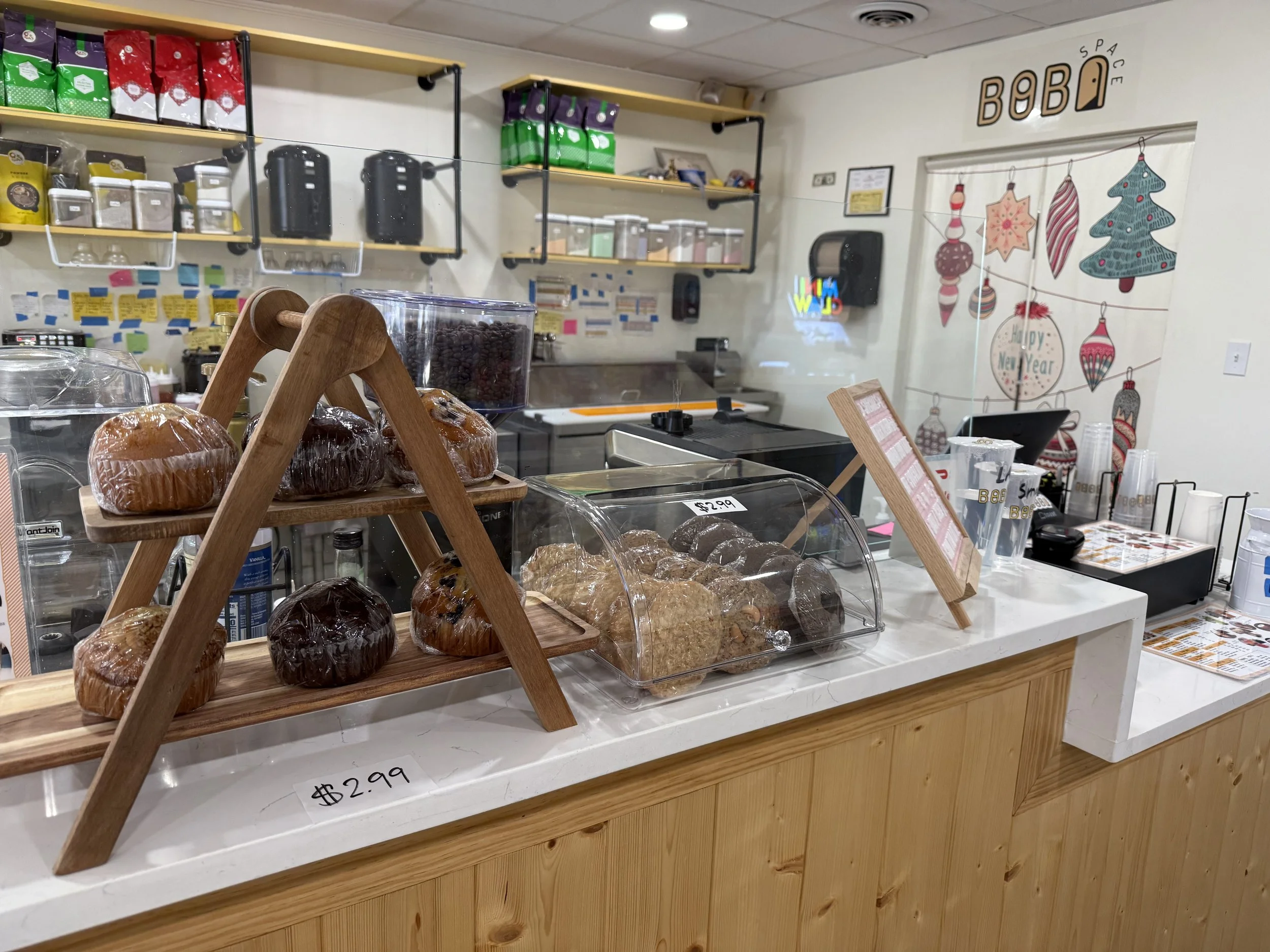 Muffins and Cookies at the Front Counter
