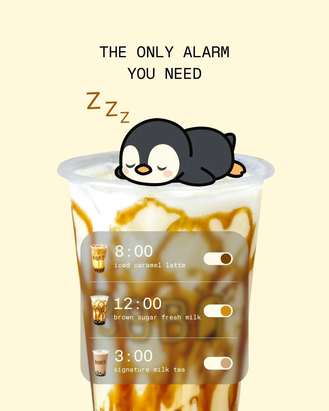 The only alarm you need is when it's time for Boba Space ⏰💤 Catch up on some sleep and get a treat!

#bobaspace #visitandersonsc #sweettreatalarm #cafetrend #brownsugarboba