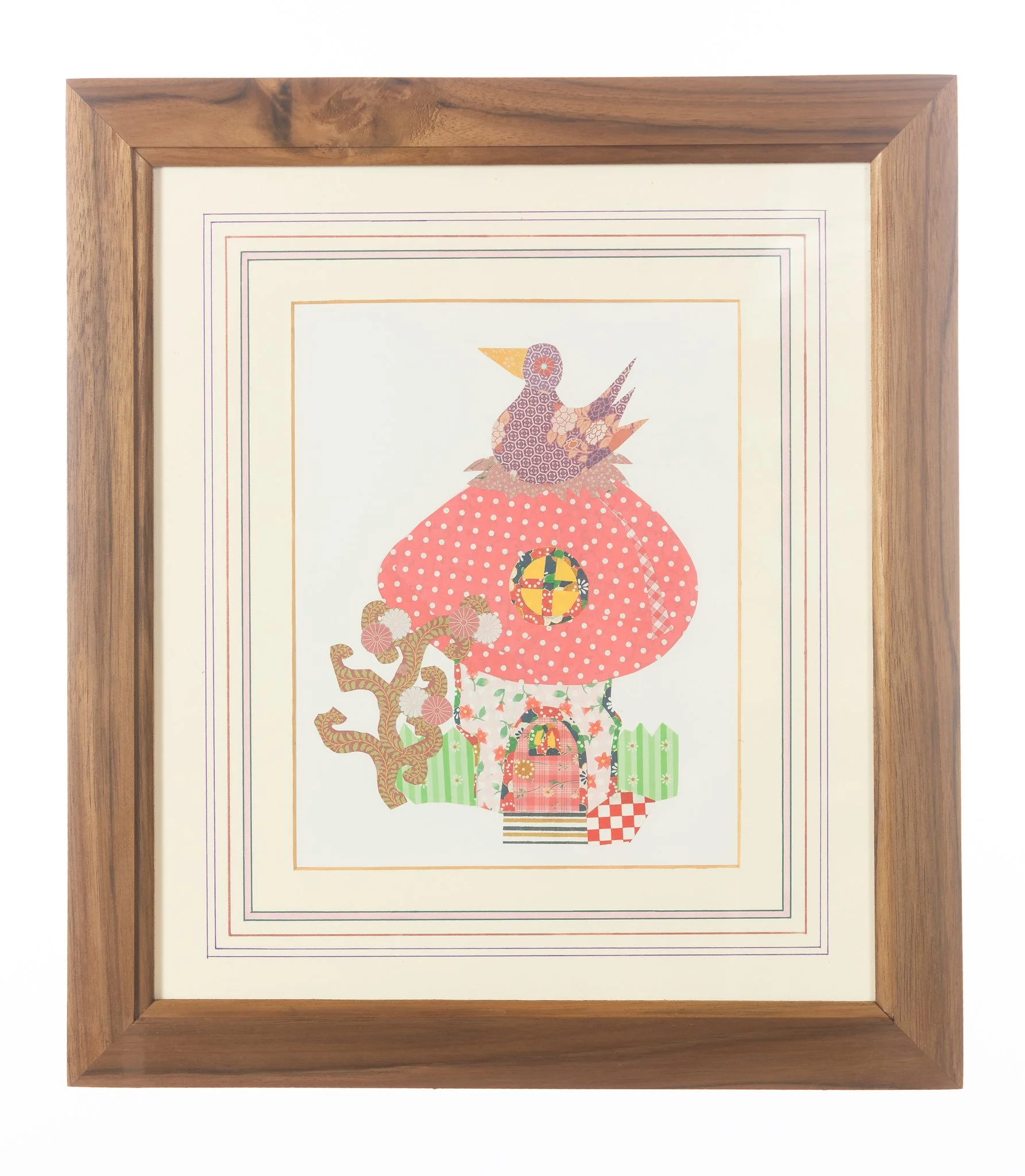 "Mushroom House with Bird's Eye View"