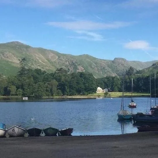 lake district cottage view lake ullswater