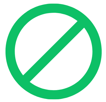 What We Don't Offer