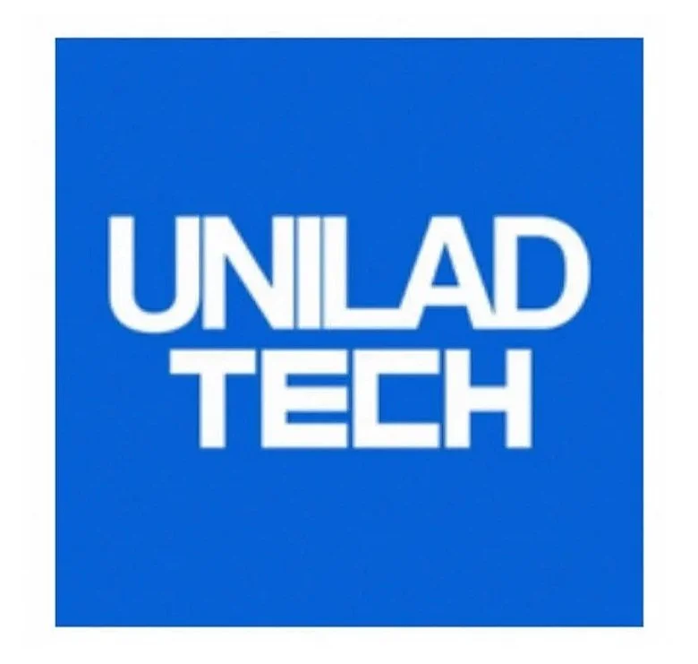 A blue square with the text 'UNILAD TECH' in white, stylized font.