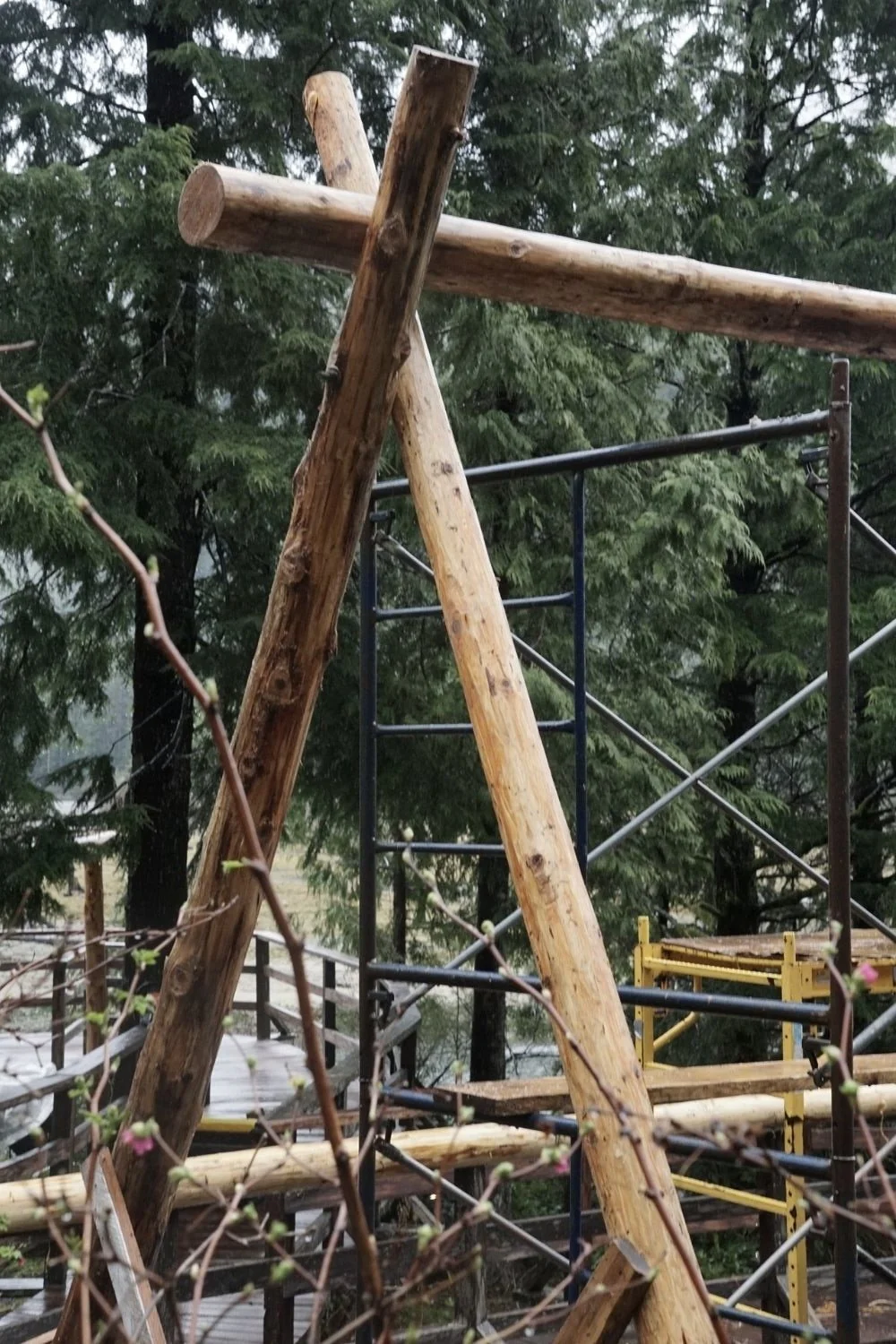 Tent and Structural Upgrades remote lodge bc remote lodge general contractor MTN Side Creative Group
