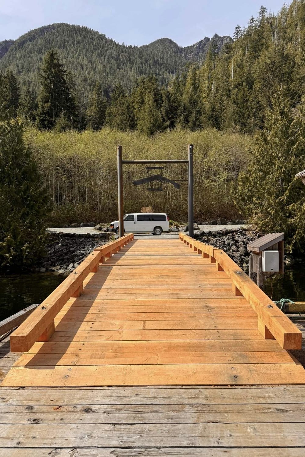 Clayoquat Wilderness Lodge Dock Ramp Demolition remote lodge general contractor MTN Side Creative Group