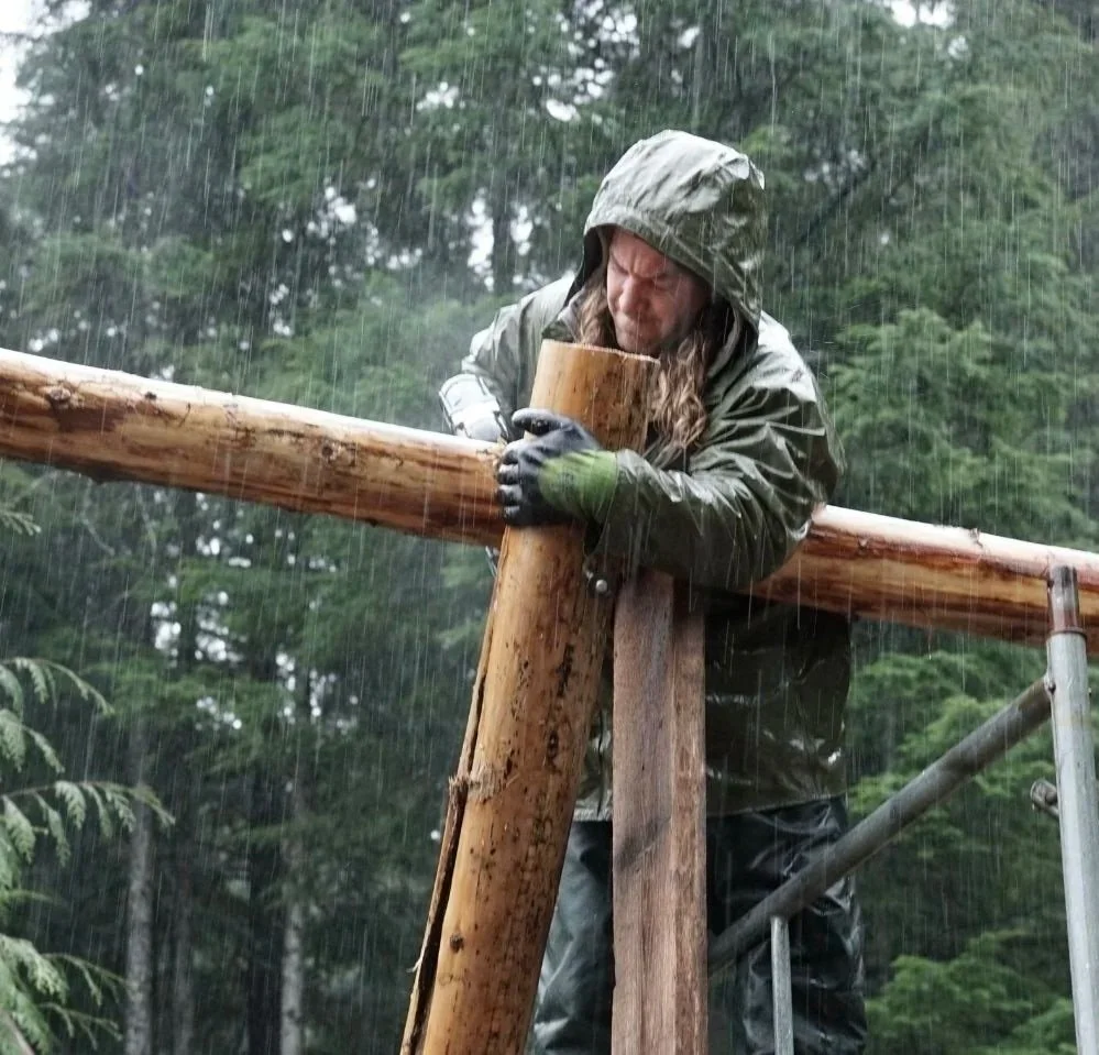 MTN Side specializes in remote construction across BC, including remote lodge construction, wilderness construction, backcountry construction, fly-in construction, helicopter access construction, off-grid construction, remote camp construction