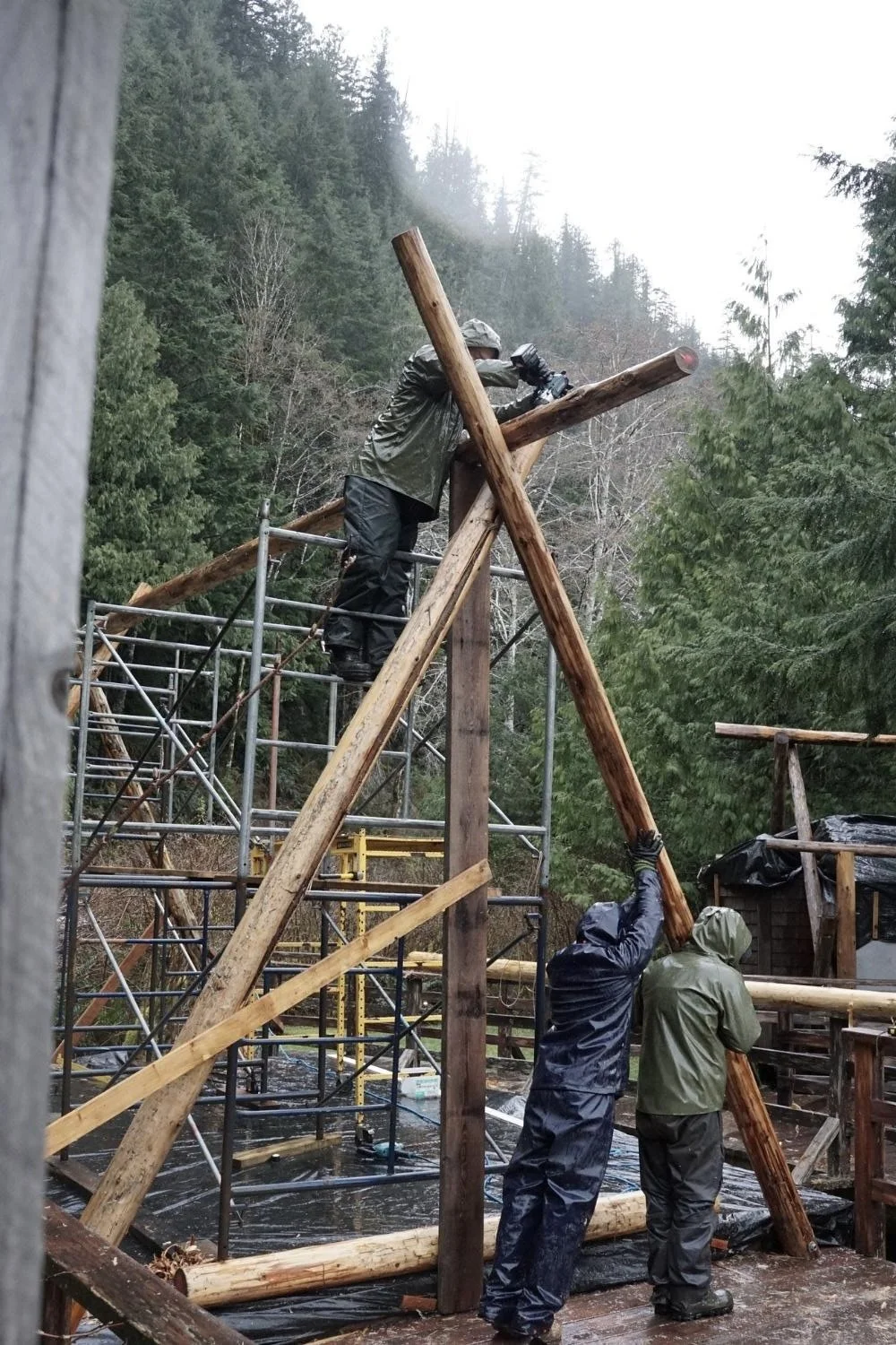 Tent and Structural Upgrades remote lodge bc remote lodge general contractor MTN Side Creative Group