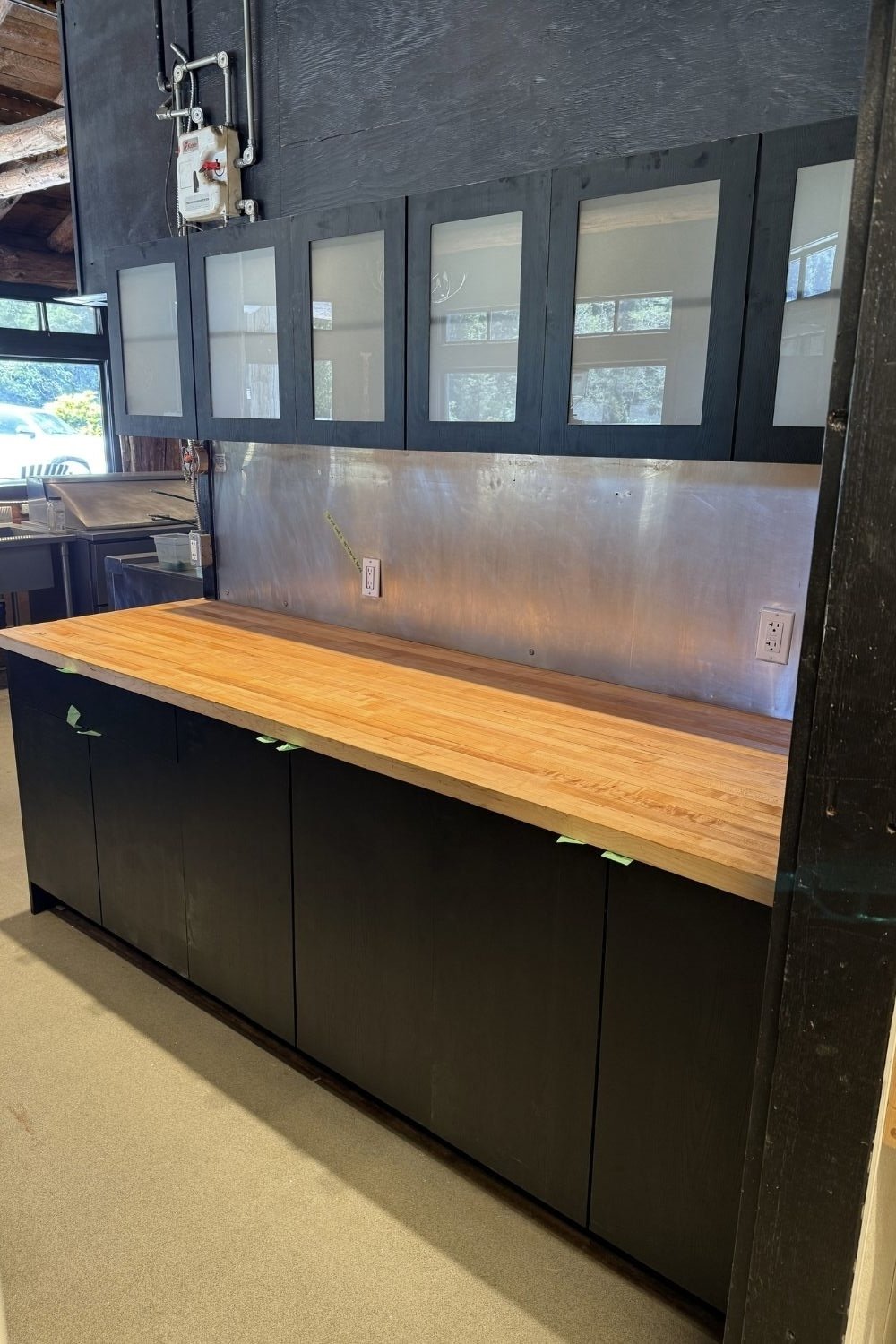 commercial kitchen business demo renovation structural framing BC general contractor projects MTN Side Builders