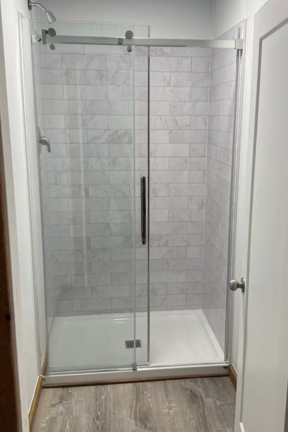 bathroom renovation shower remote work mtn side creative group general contractor 
