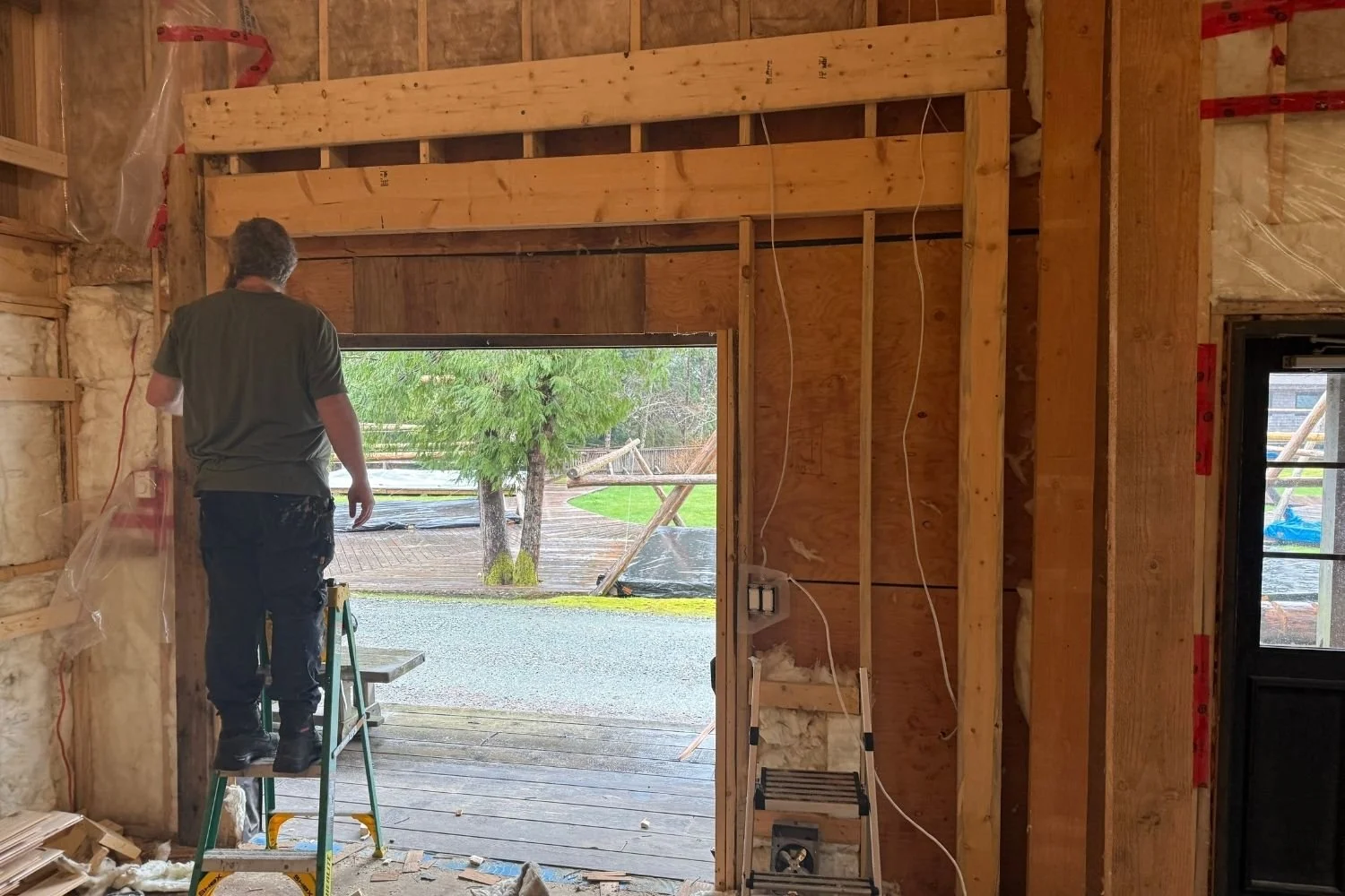 commercial demo renovation structural framing BC general contractor projects MTN Side Builders