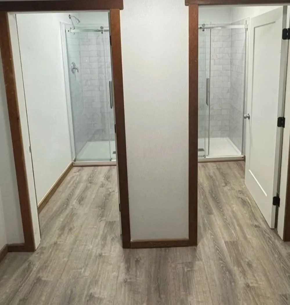 remote lodge general contractor MTN Side Creative Group Staff Remote Lodge Bathroom Renovation