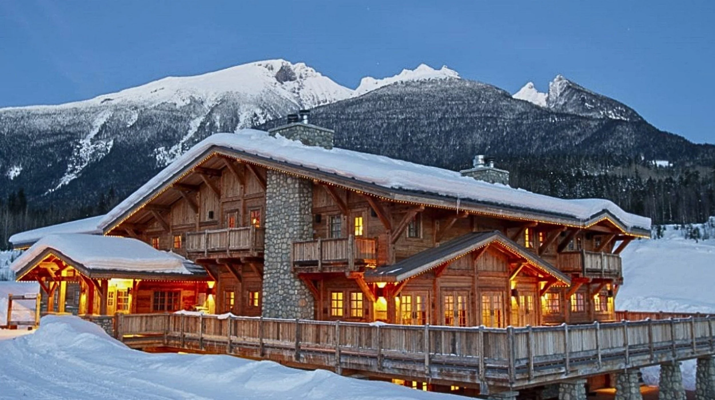 Albreda Lodge Remote BC Resort MTN Side General Commercial Contractor Builder BC and canada