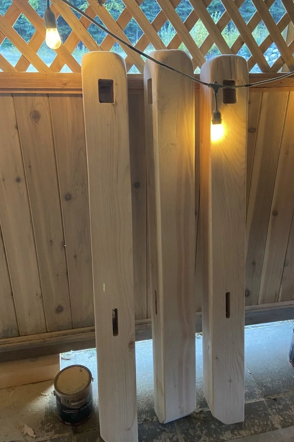 Timber wood working carpentry Albreda Lodge remote lodge bc general contractor MTN side 