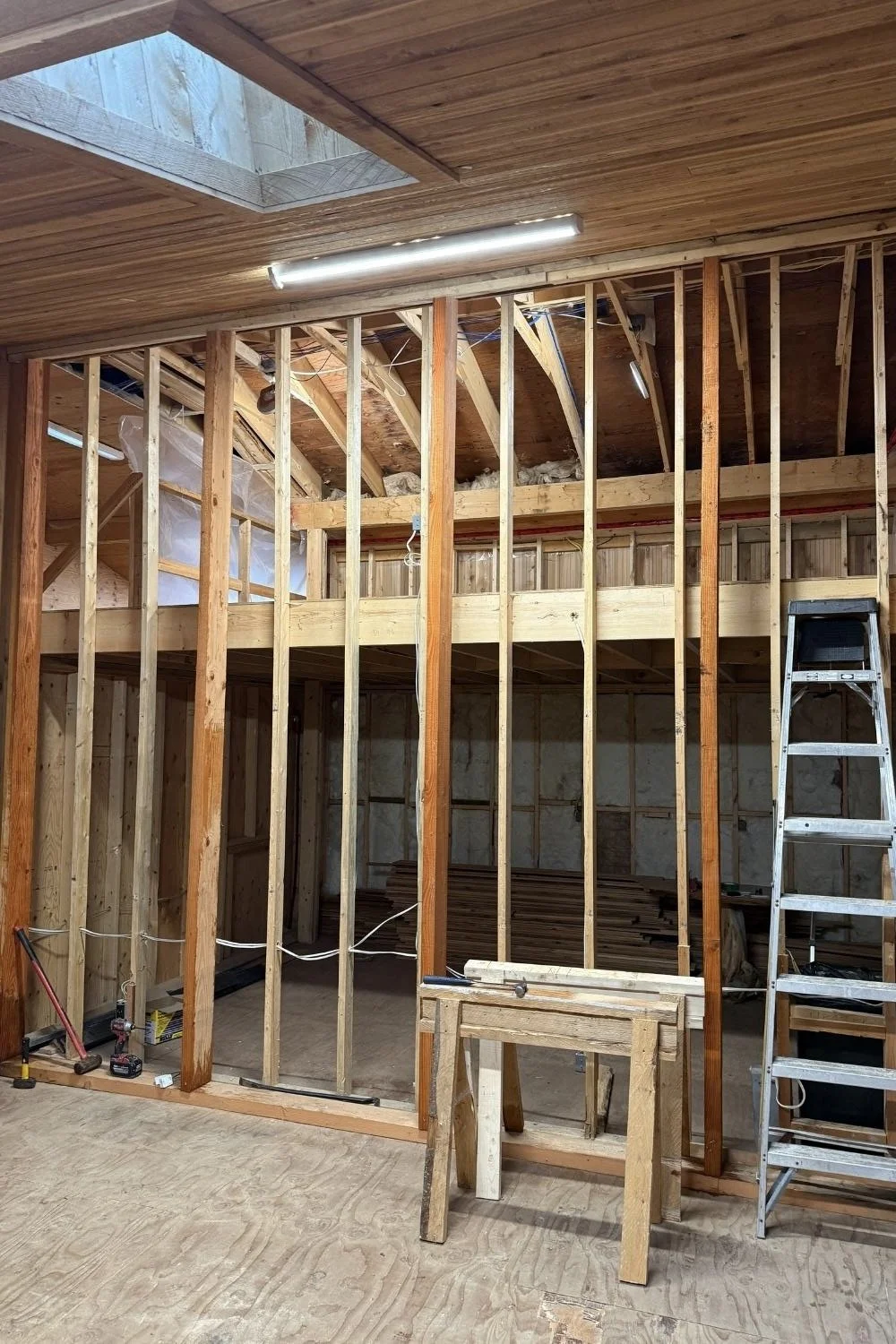 Remote Lodge Front Desk Demolition remote lodge general contractor MTN Side Creative Group