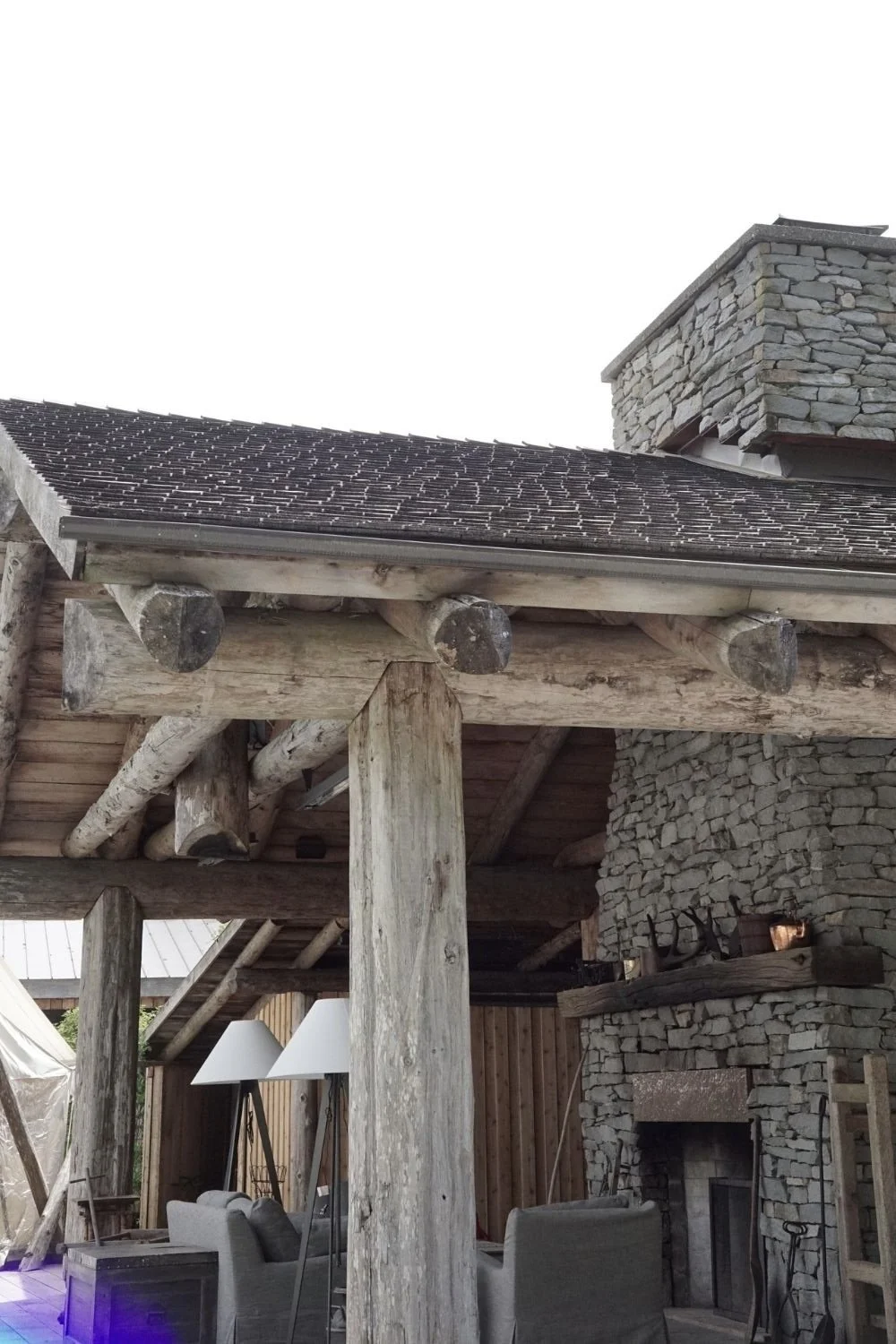 Remote Lodge Roof repairs or renovations shingles remote lodge general contractor MTN Side Creative Group