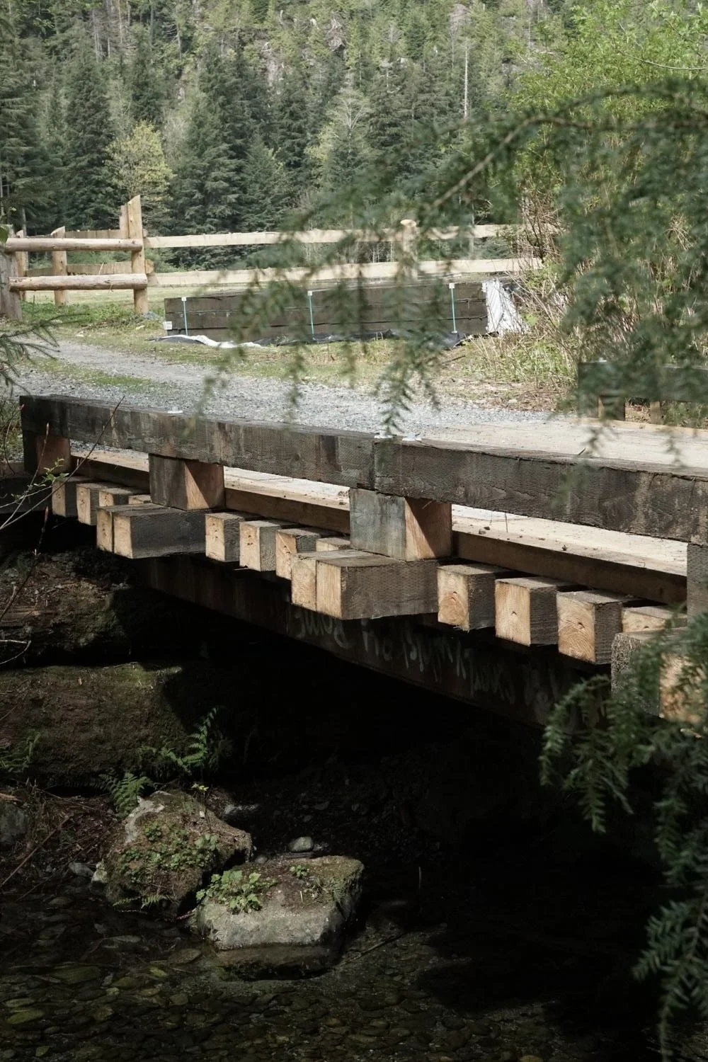 Remote Lodge Logging Bridge Demolition BC remote lodge general contractor MTN Side Creative Group
