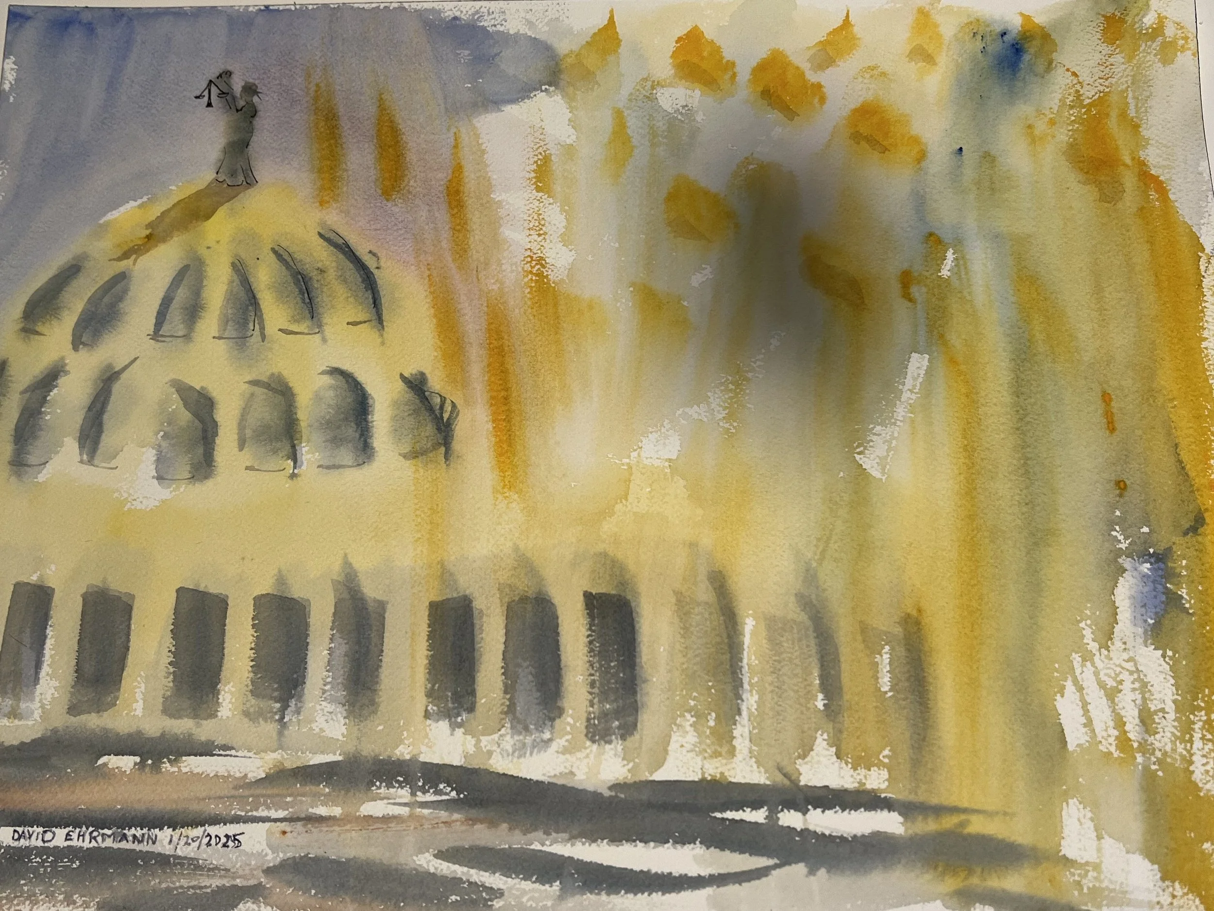 Justice Justice watercolor