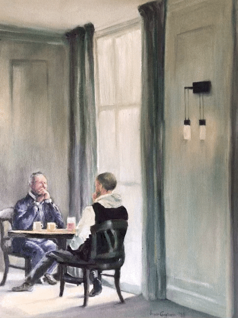 Date with Dad
oil on canvas
16" X 20"
SOLD