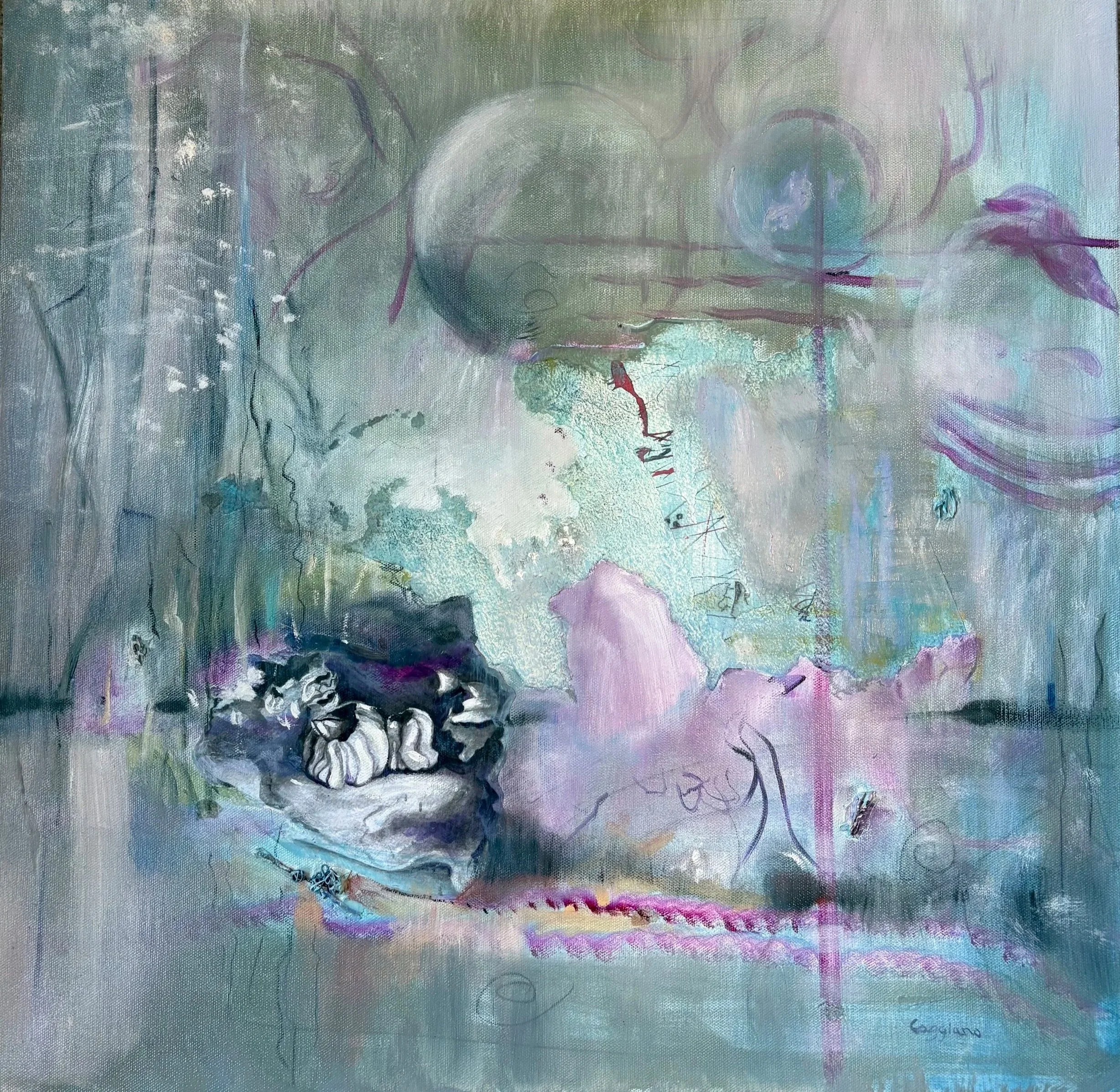 Barnacle's Paradise
Oil on canvas
24" X 24"
$250