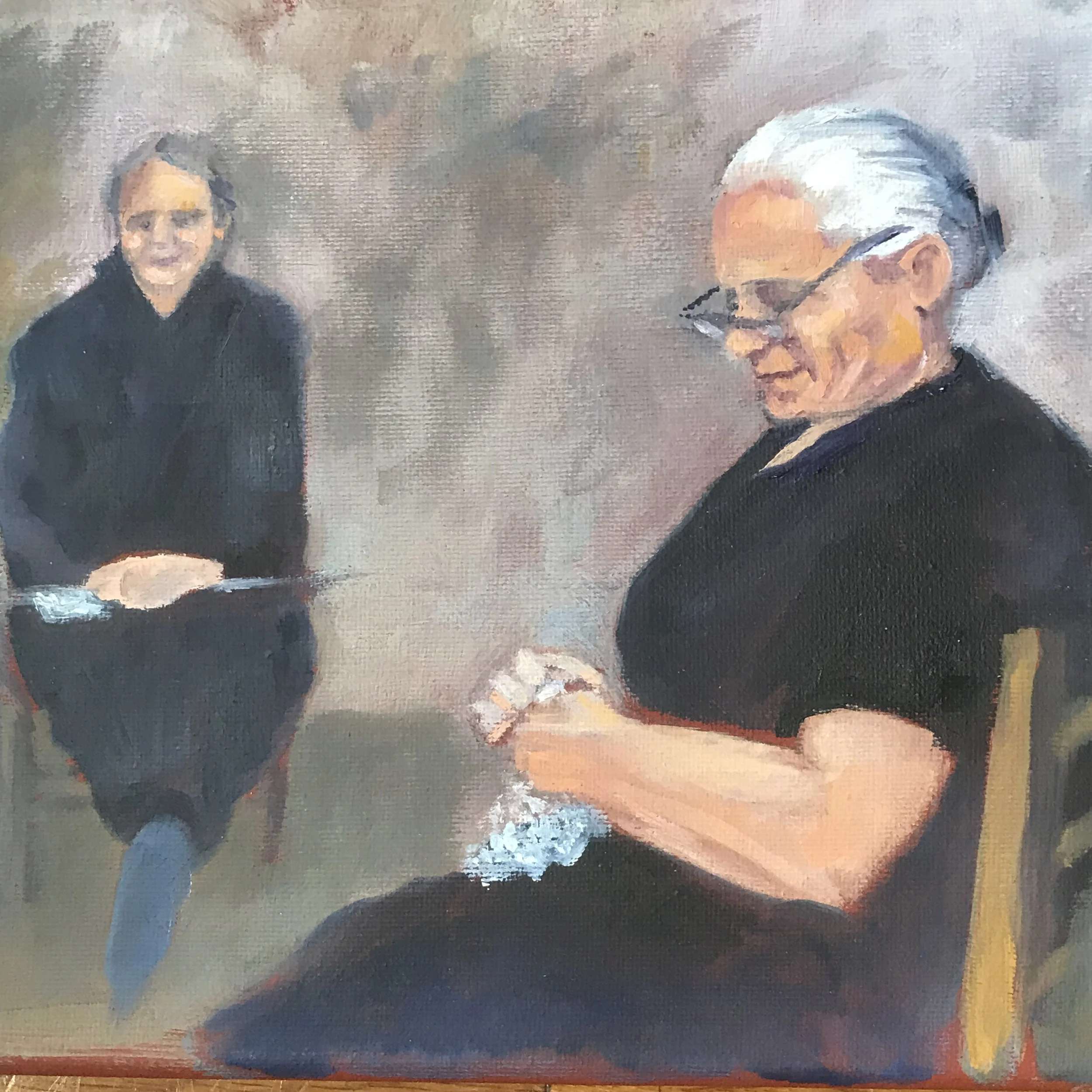 Italian Lace Makers
Oil on canvas
10" X 12"
SOLD