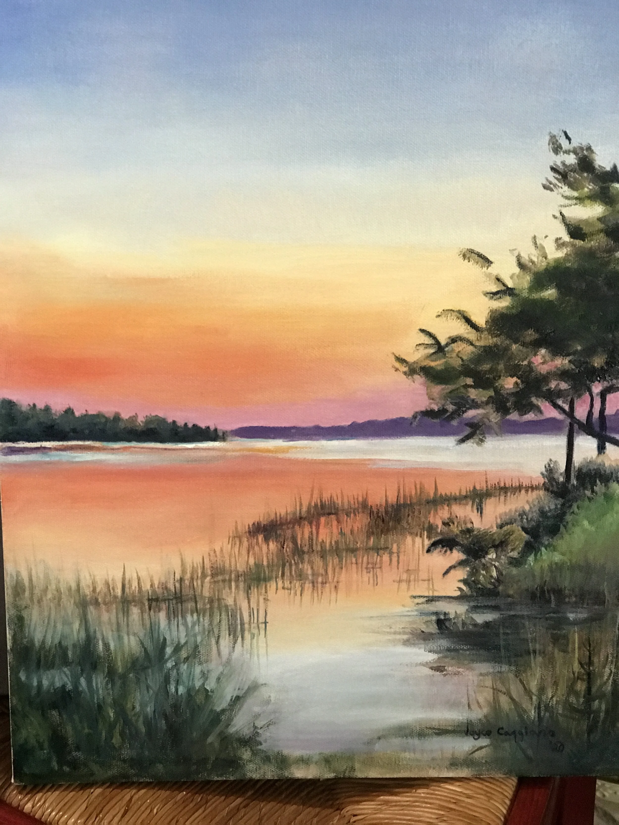 Red Sky in the Morning
Oil on canvas
16" X 20"
SOLD